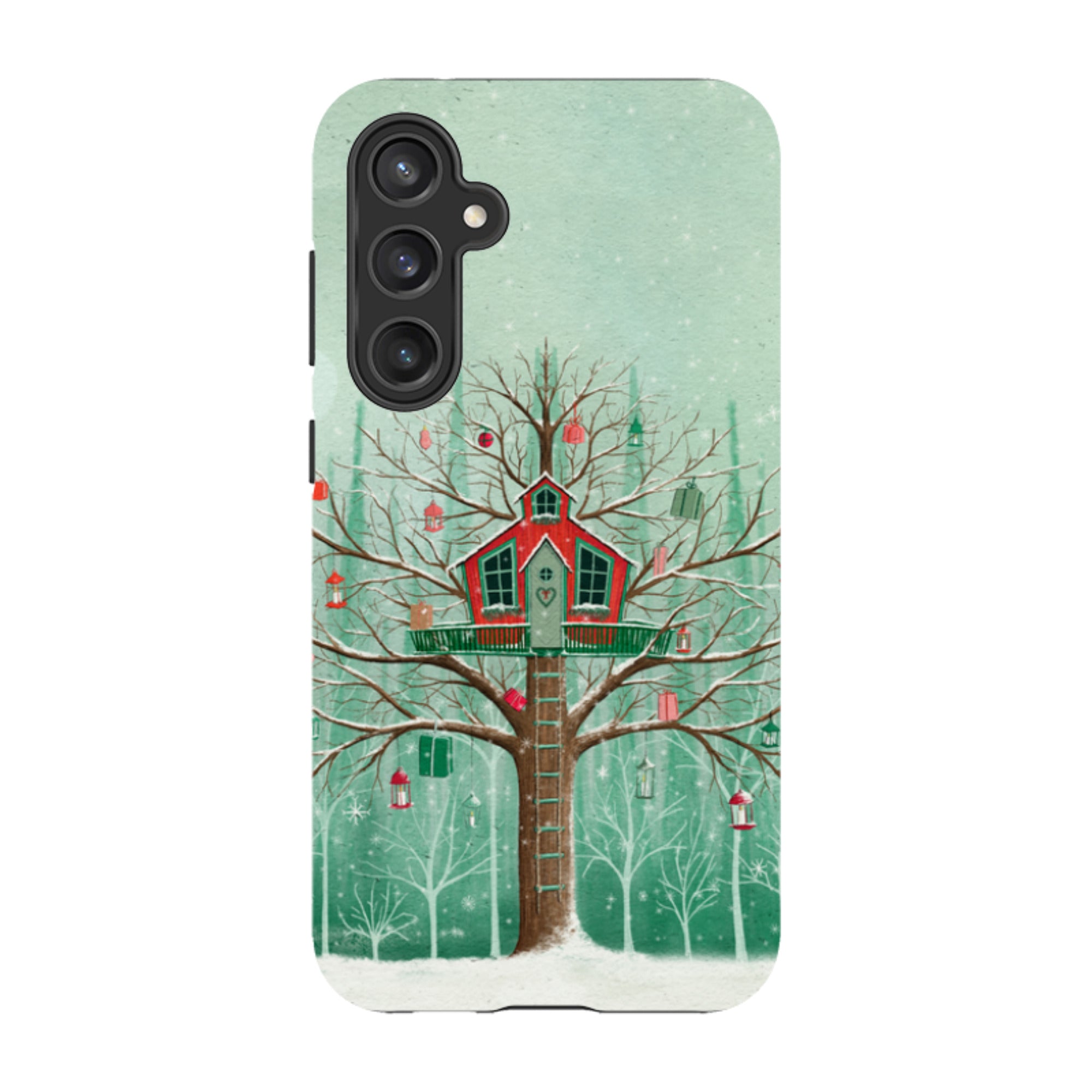 Samsung Tough Case - Christmas Tree House By Maja Lindberg