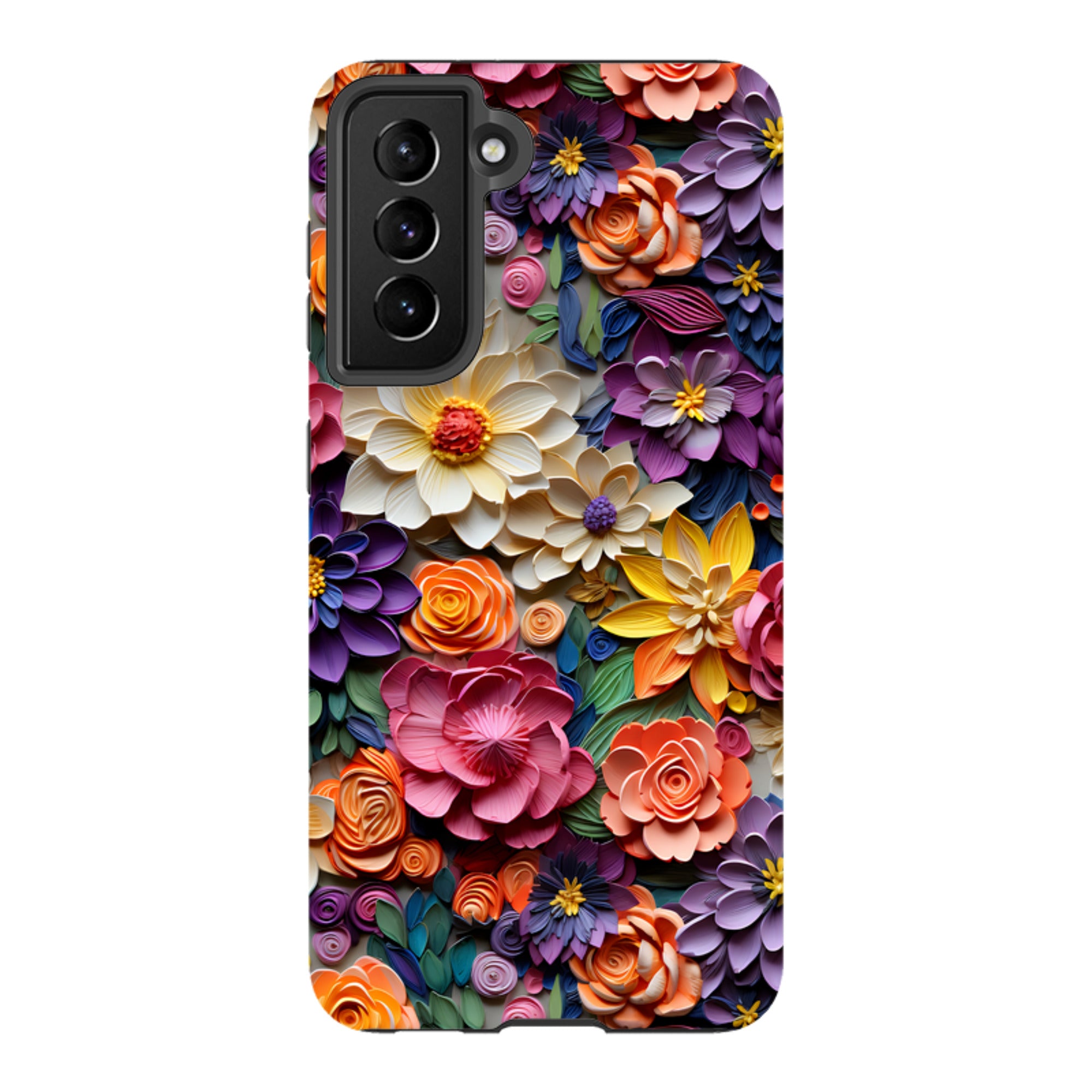 Samsung Tough Case - Violet Floral