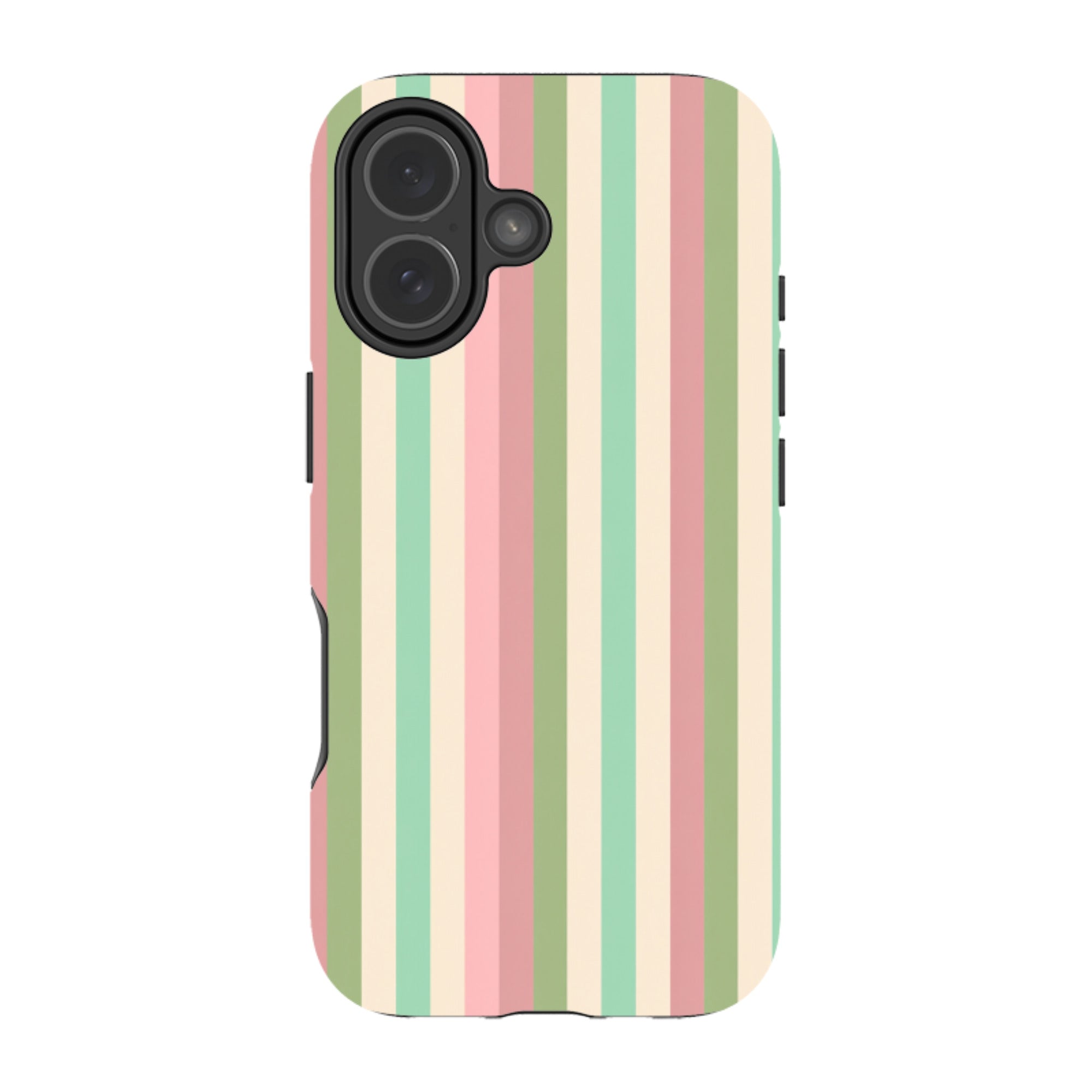 iPhone MagSafe Tough Case - Pastel Stripe