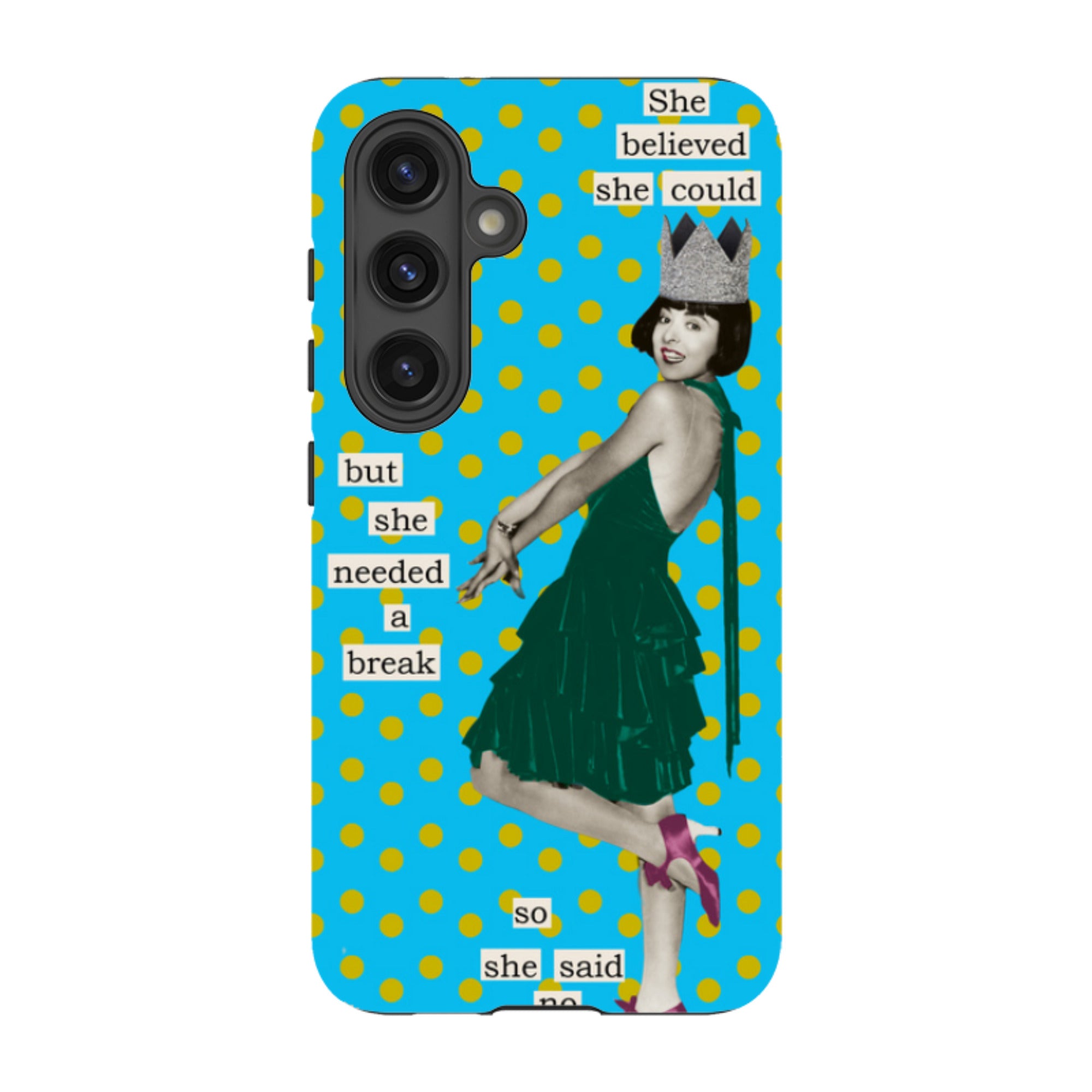 Samsung Tough Case - She Believed She Could By Clare Jordan