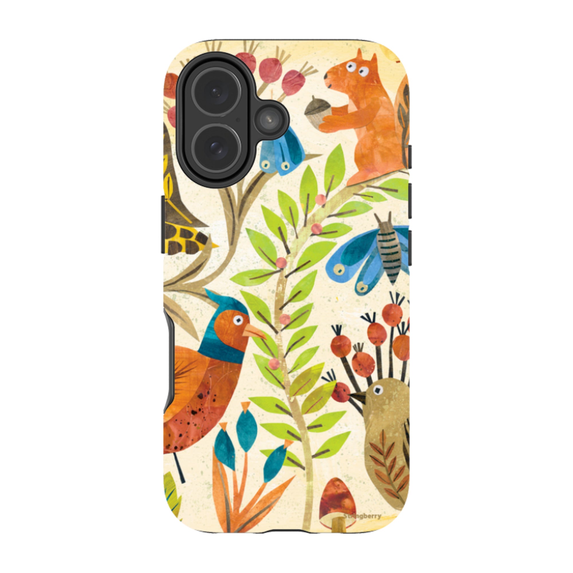 iPhone Tough Case - Woodland Friends By Tracey English