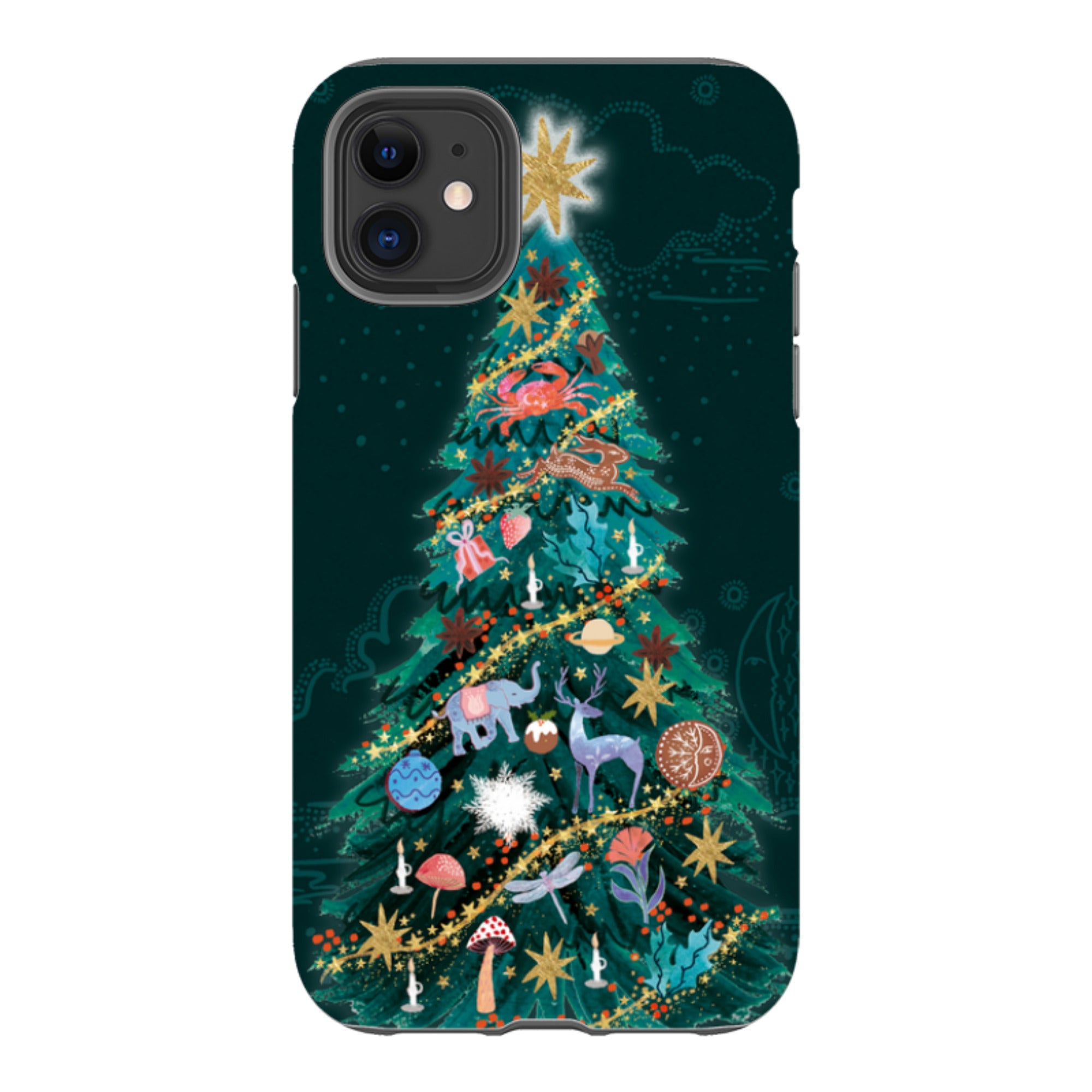 iPhone Tough Case - Kitsch Tree By Emma Frances Grant