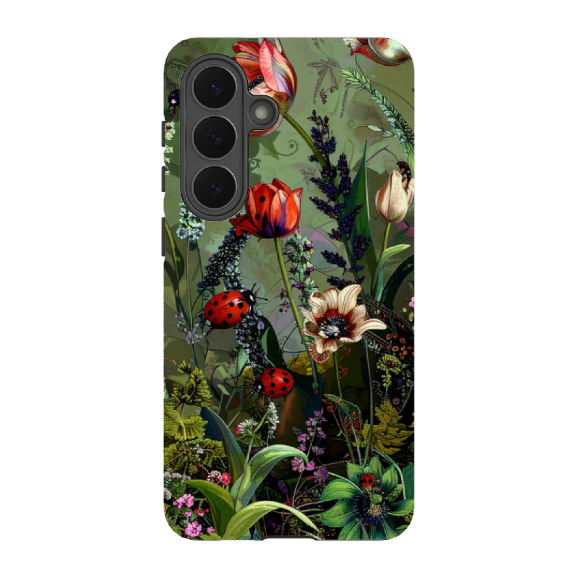 Samsung Tough Case - Green Vyne Ladybirds