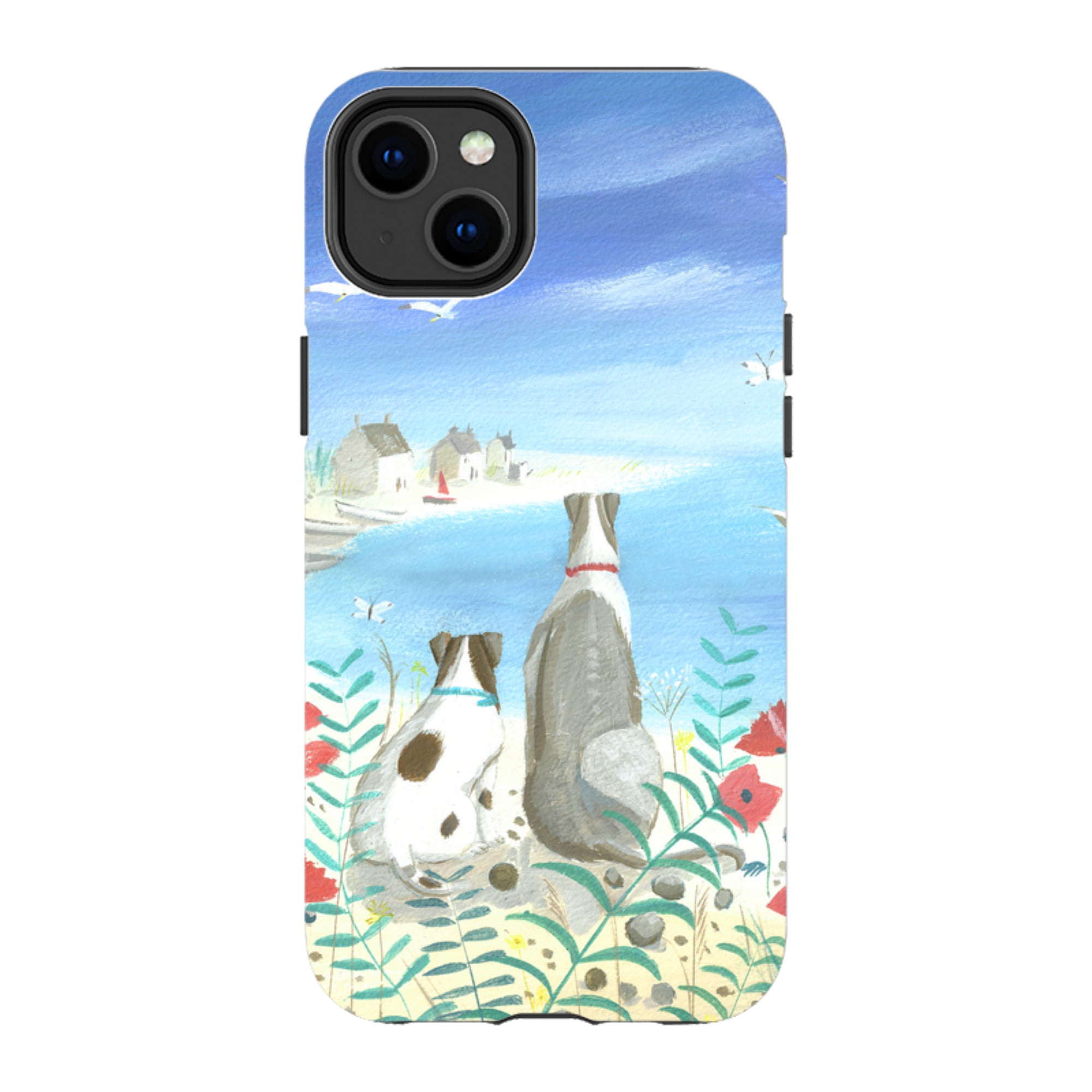 iPhone MagSafe Tough Case - Beach Dogs By Mary Stubberfield