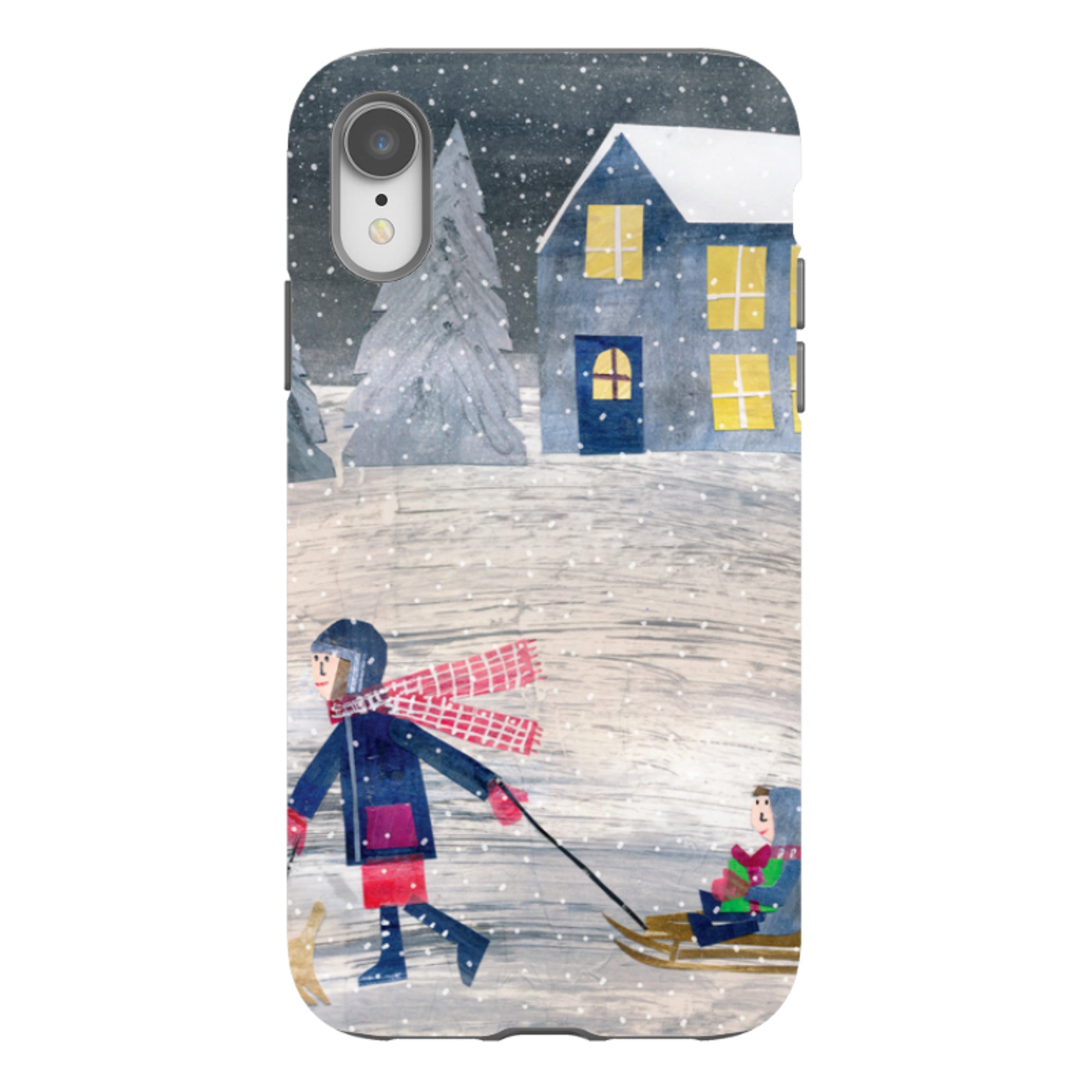iPhone Tough Case - Sledging By Tracey English