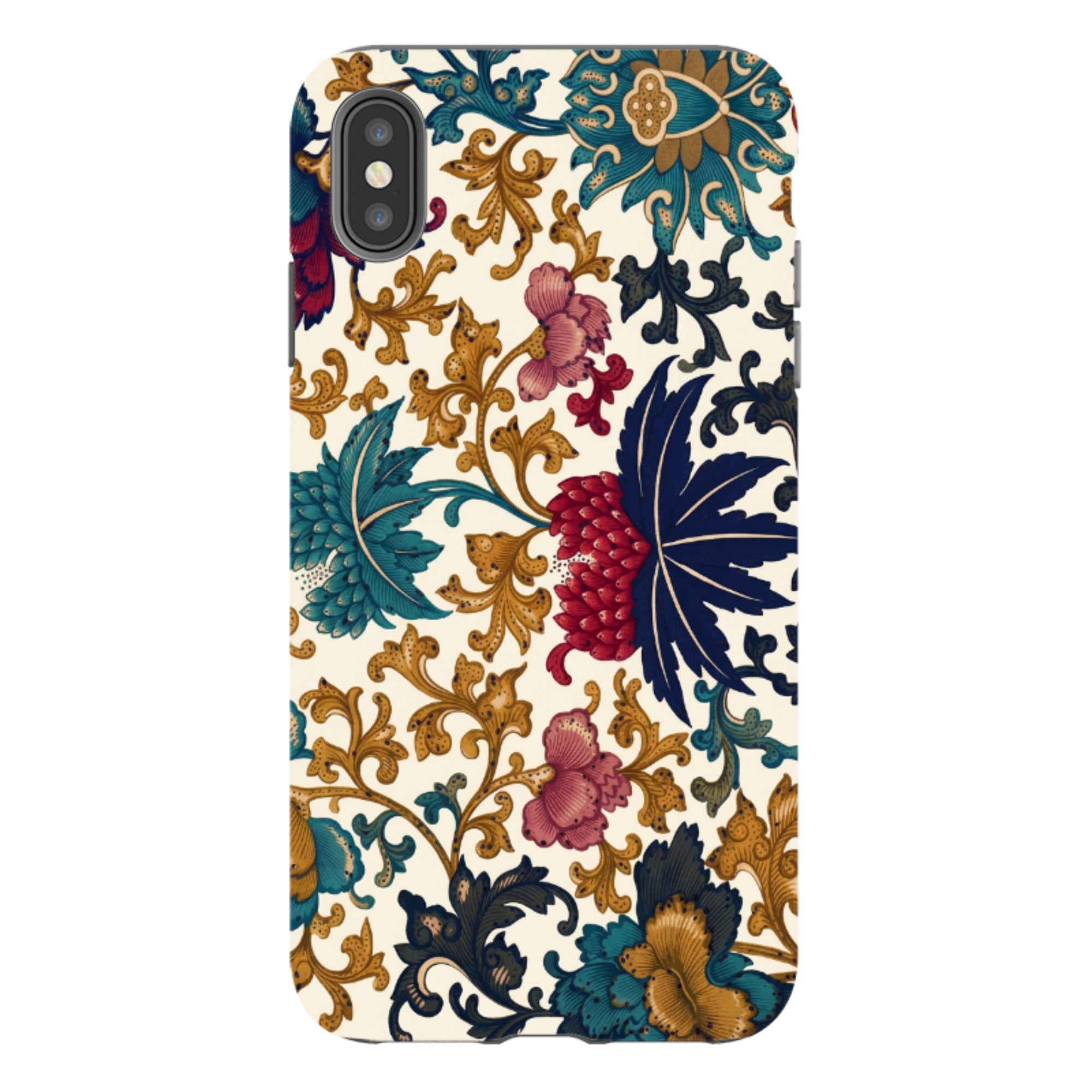 iPhone Tough Case - Vintage Damask Floral