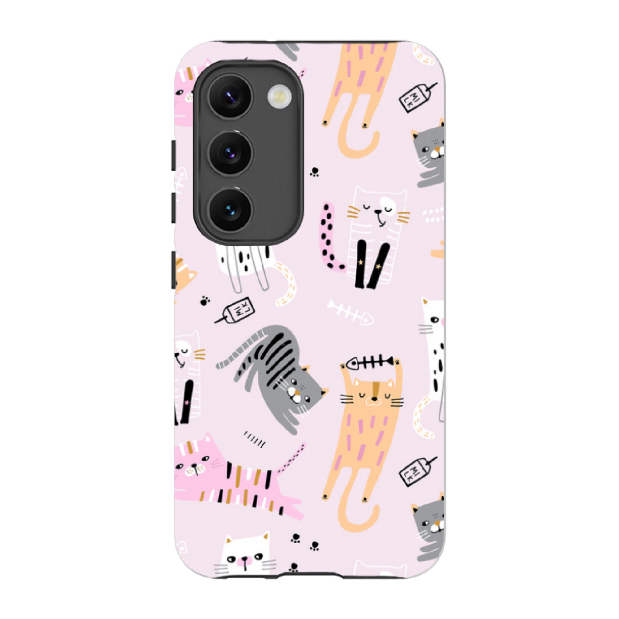 Samsung Tough Case - Cat And Bone Pink