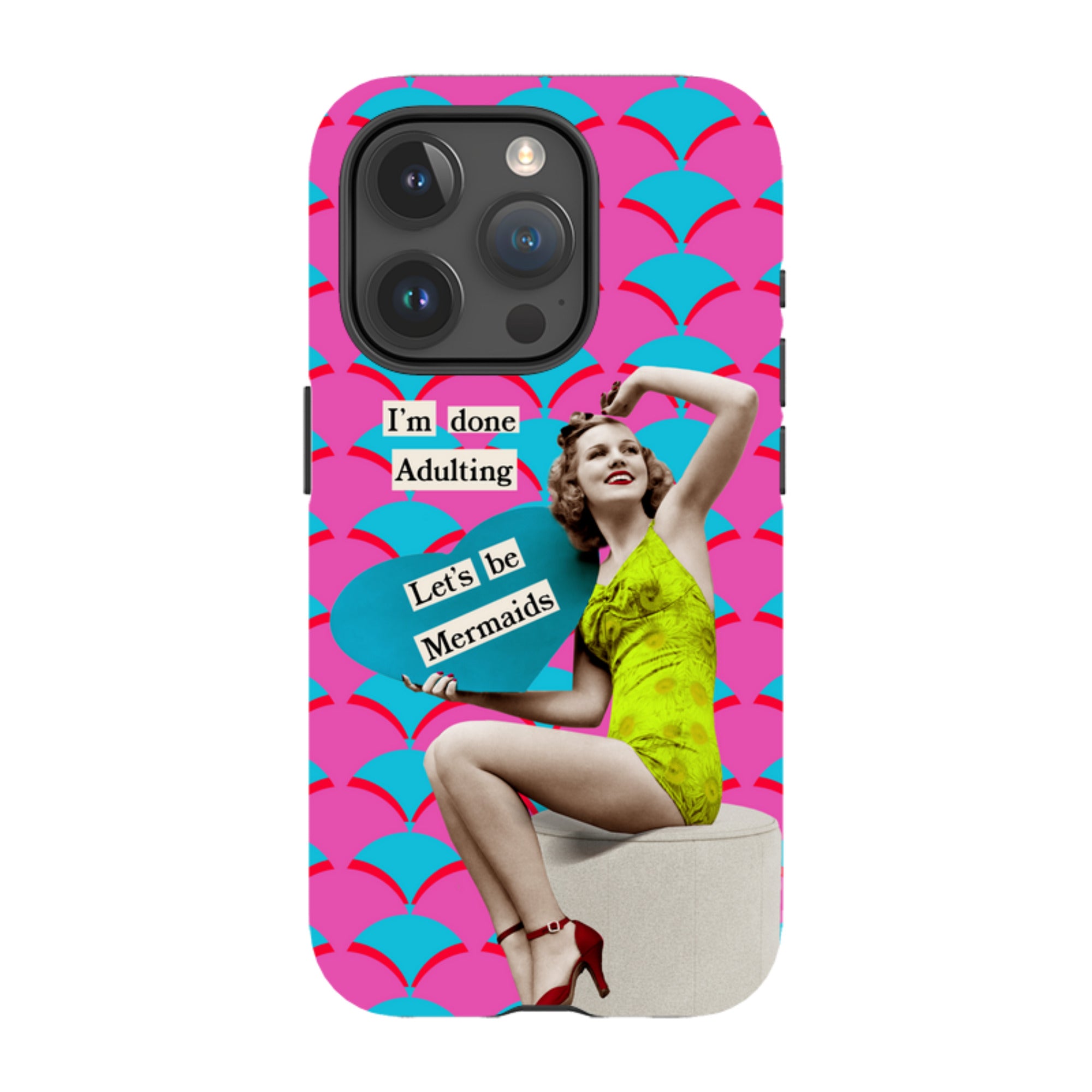 iPhone Tough Case - Mermaid By Clare Jordan