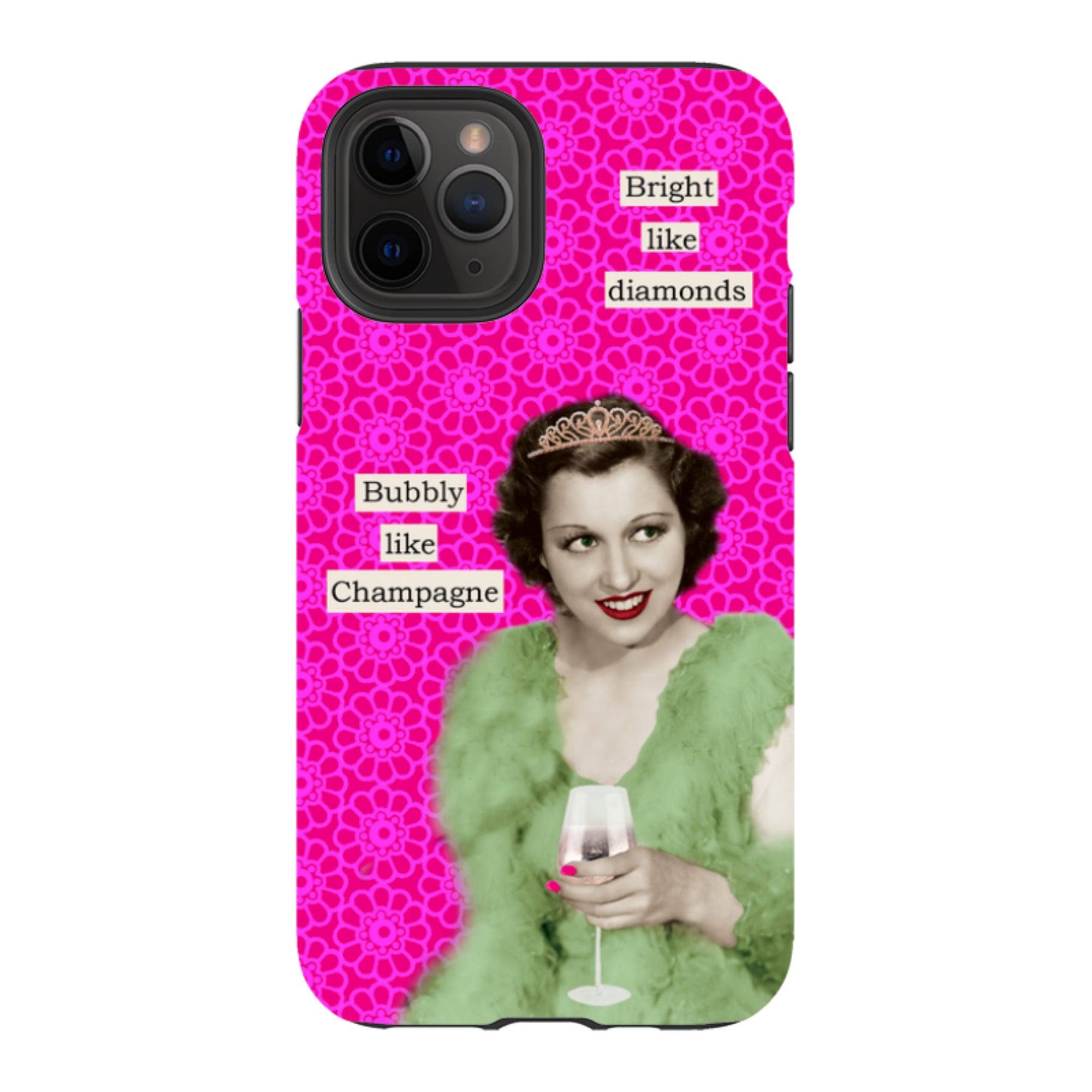 iPhone Tough Case - Bright Like Diamonds By Clare Jordan