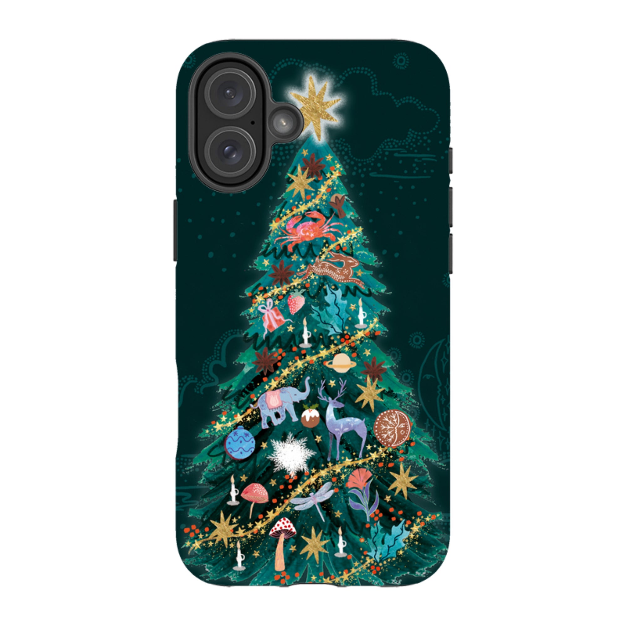 iPhone Tough Case - Kitsch Tree By Emma Frances Grant