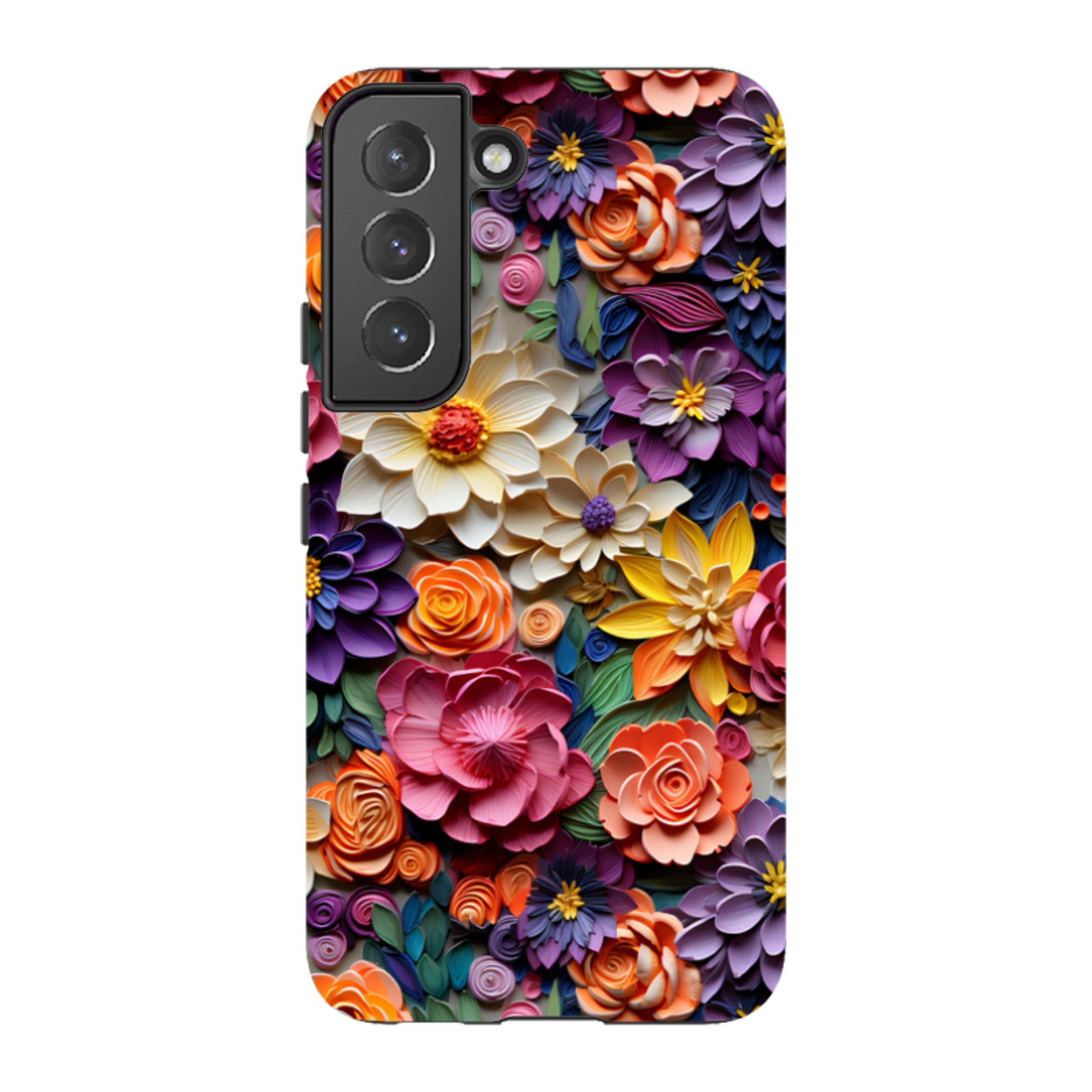 Samsung Tough Case - Violet Floral