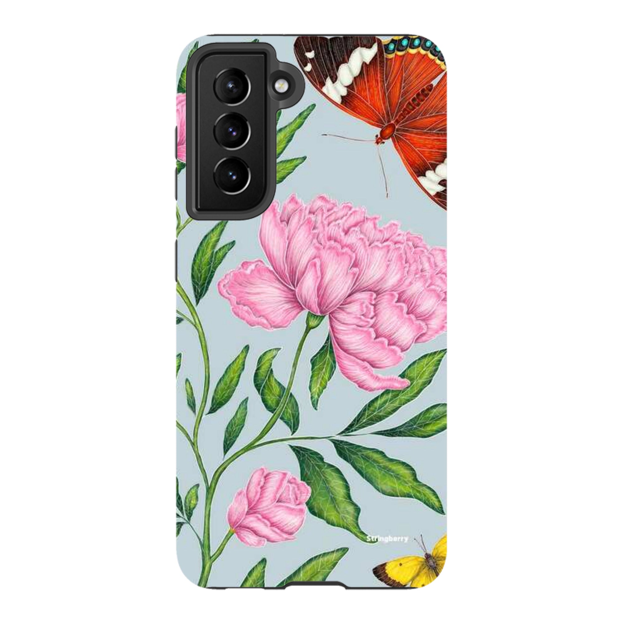 Samsung Tough Case - Butterflies And Peonies By Catherine Rowe