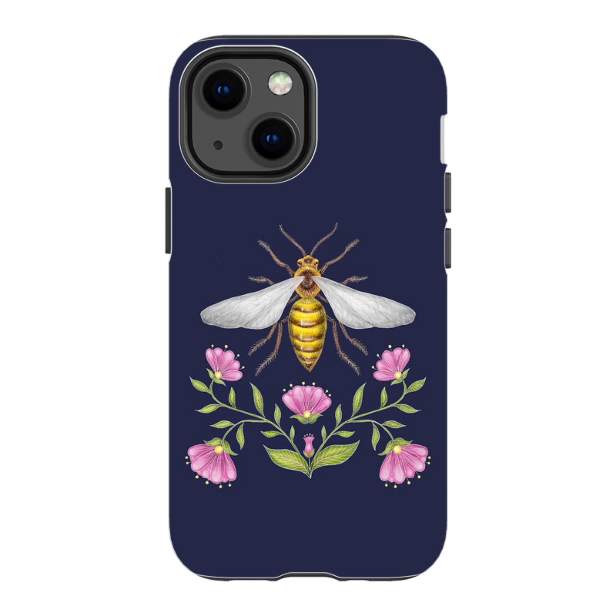 iPhone Tough Case - Wings Of Freedom Navy By Catherine Rowe
