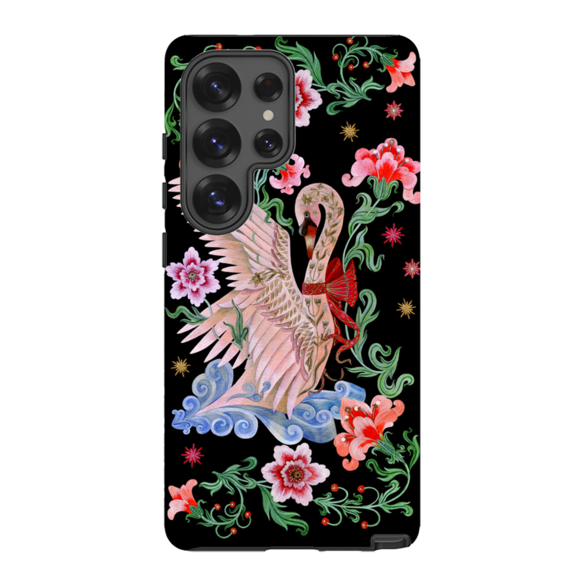 Samsung Tough  Case - Seven Swans A Swimming By Maria Matos