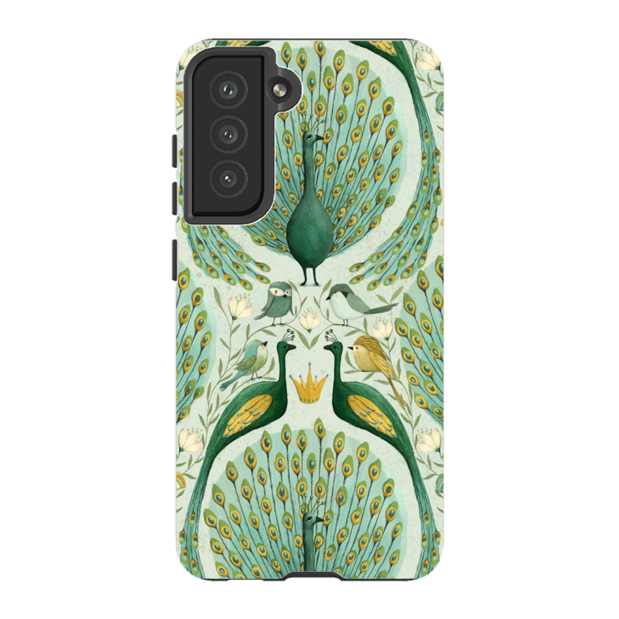 Samsung Tough Case - Peacock Pattern By Maja Lindberg