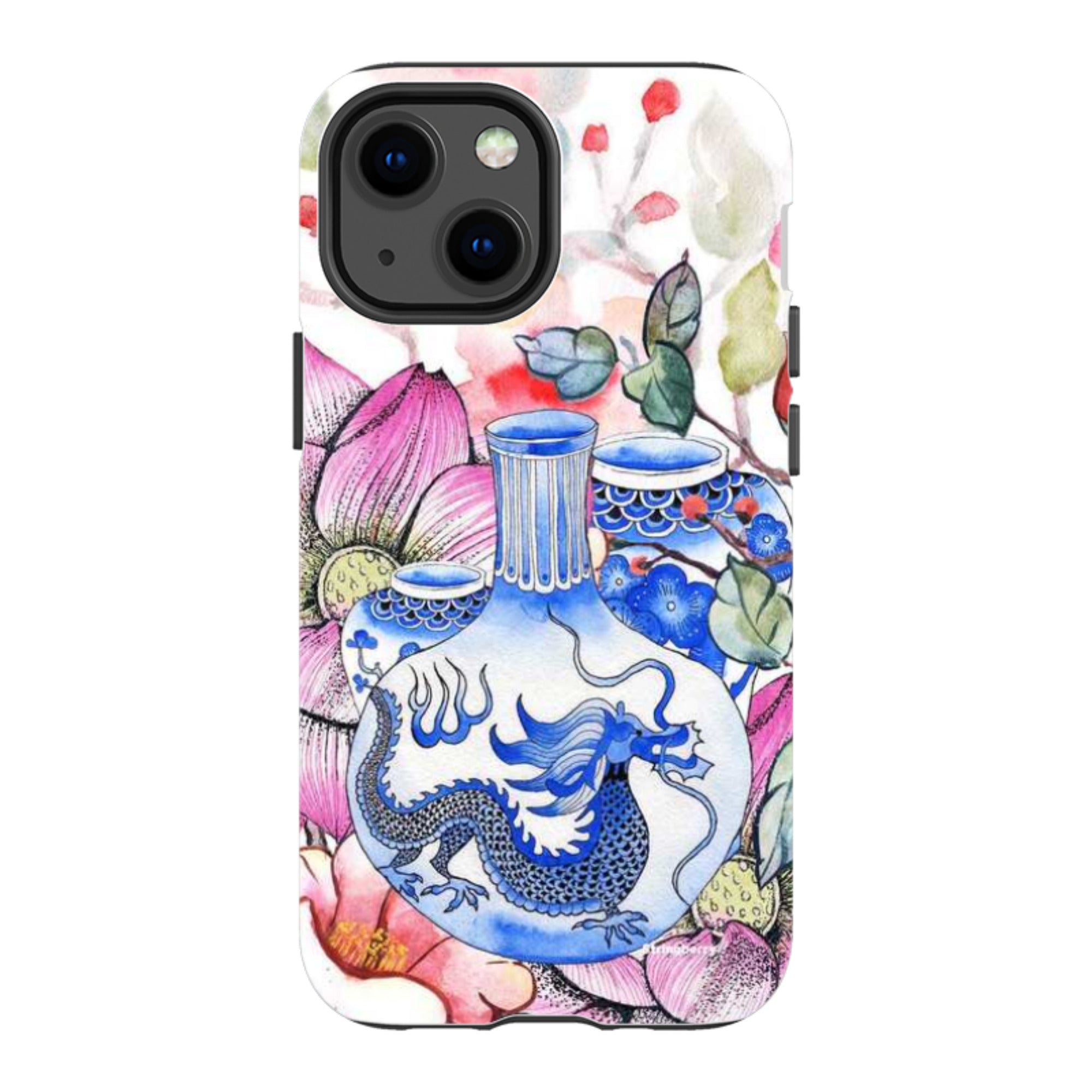 iPhone Tough Case - Dragon Vase