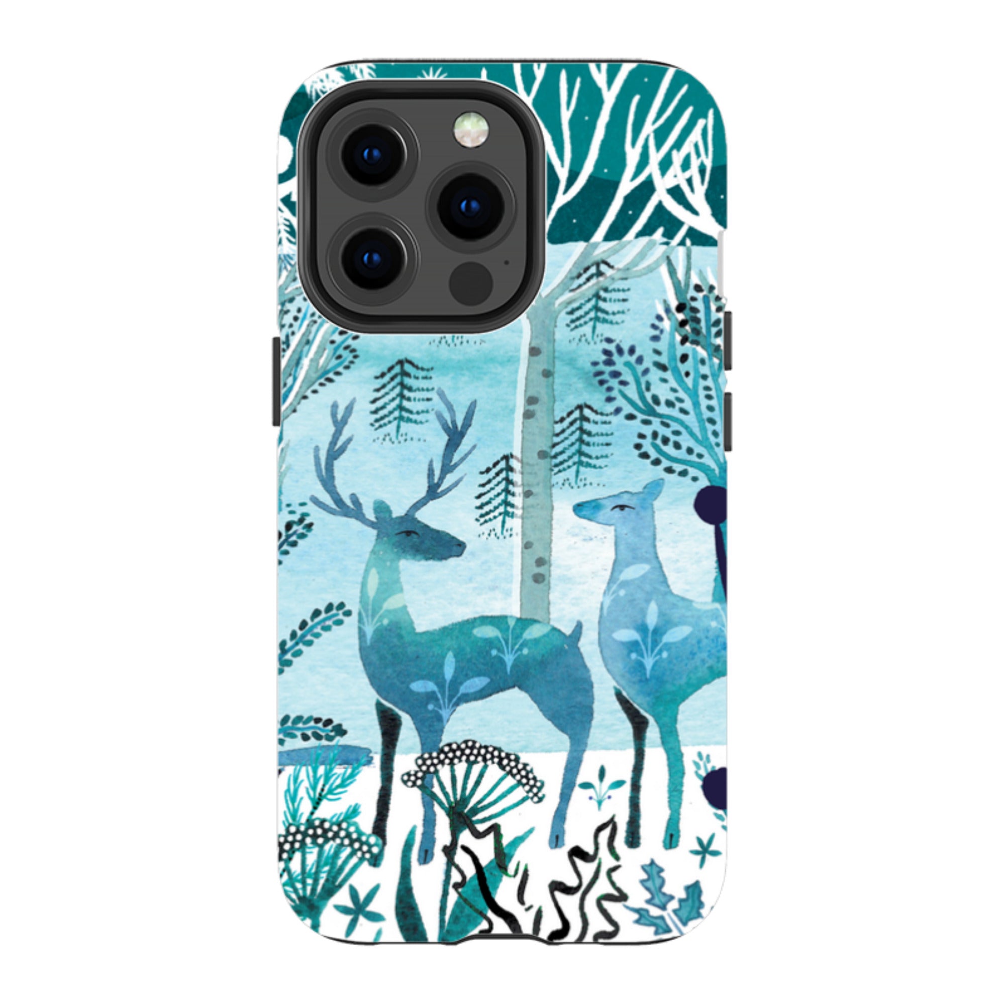 iPhone Tough Case - Frosted Branches By Emma Frances Grant