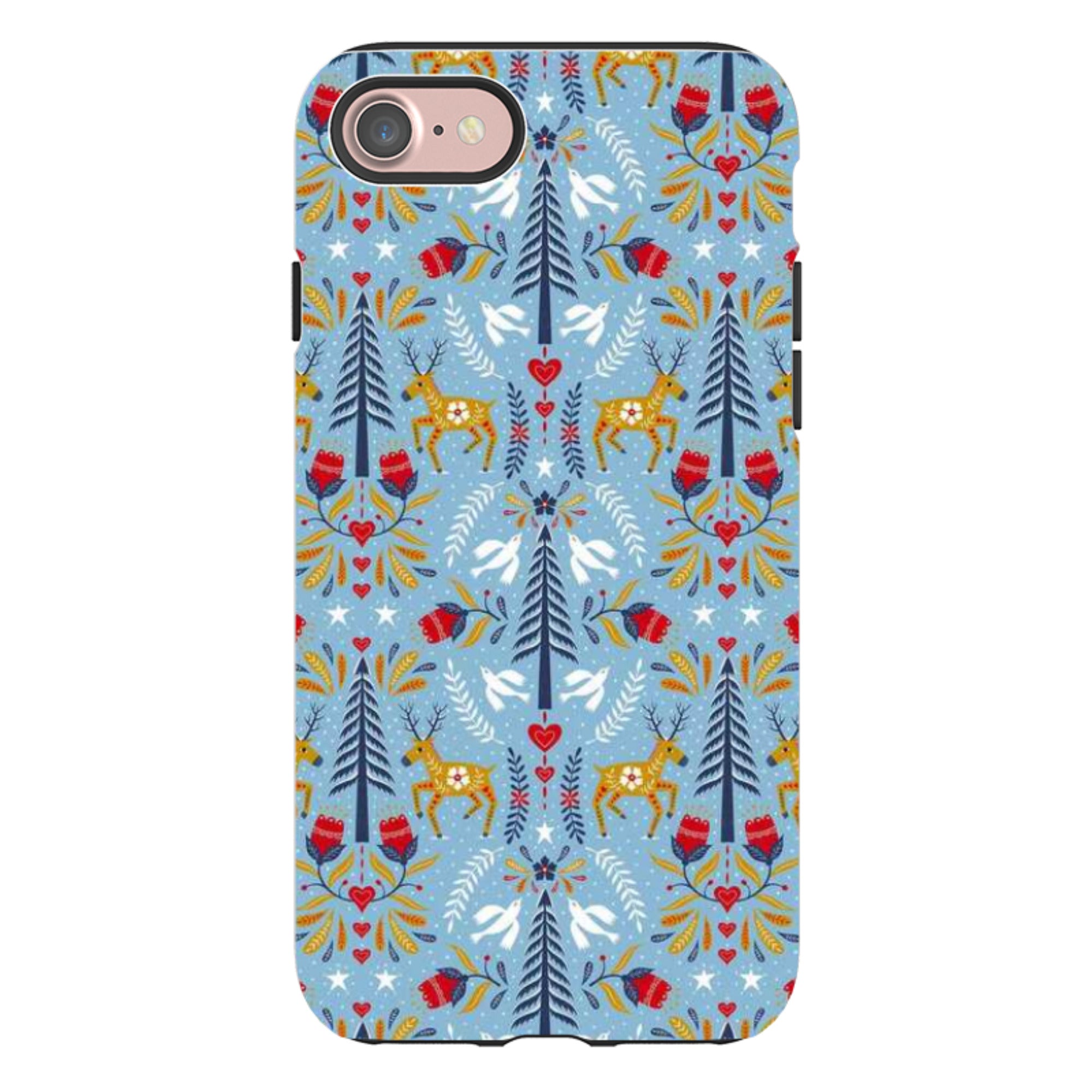 iPhone Tough Case - Xmas Pattern By Suzy Taylor