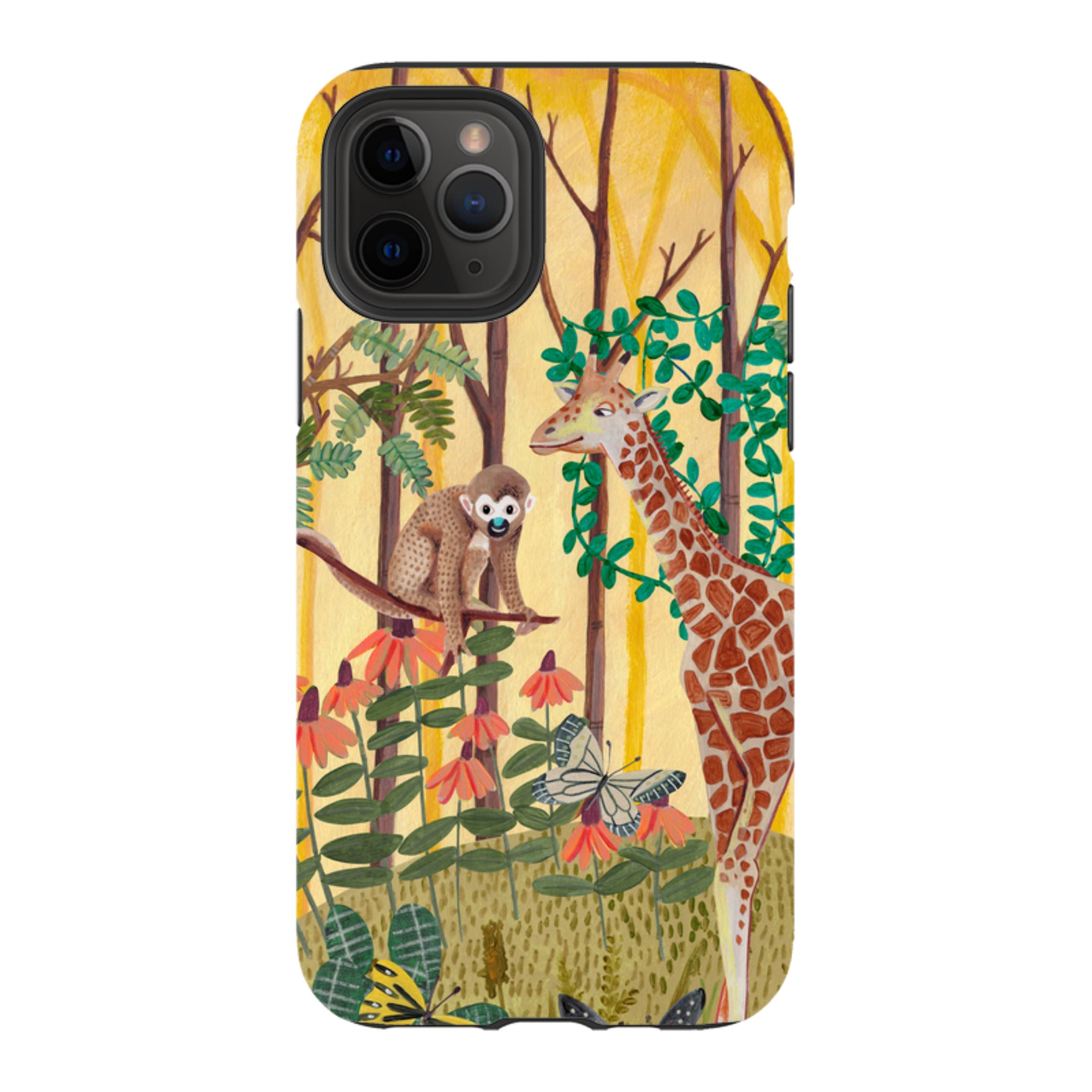 iPhone Tough Case - Giraffe By Caroline Bonne Muller