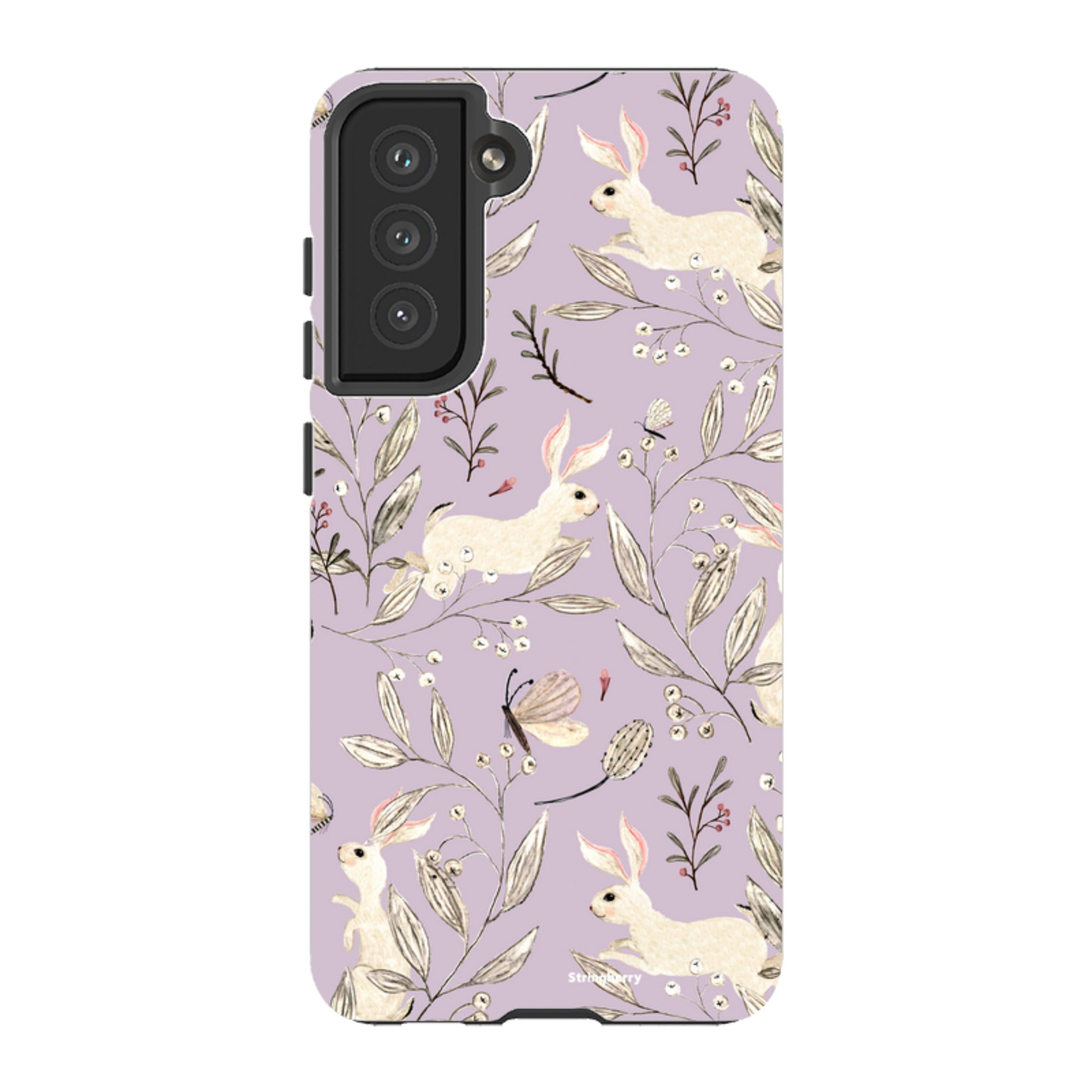 Samsung Tough Case - Bunnies Mauve By Katherine Quinn