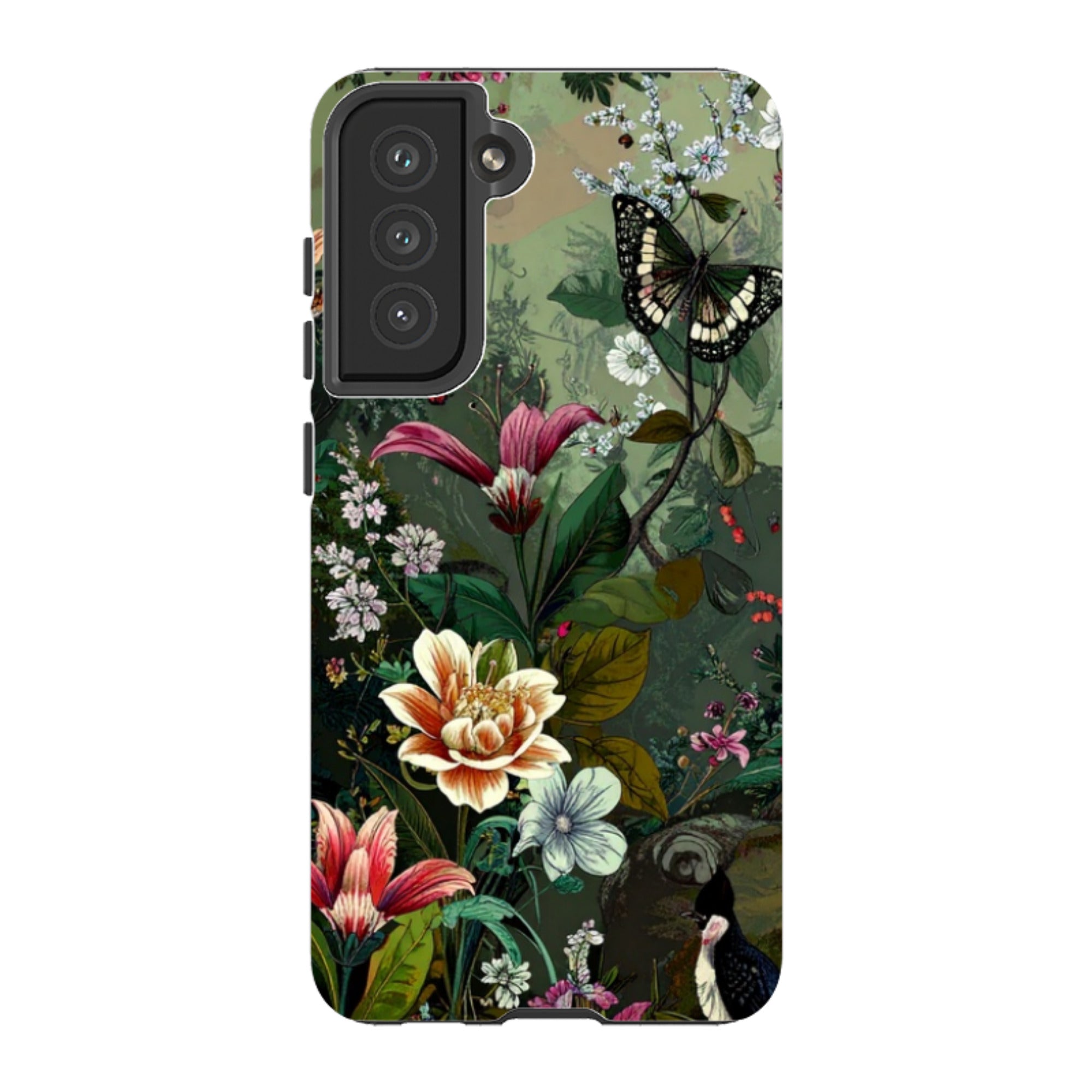 Samsung Tough Case - Green Vyne Butterfly