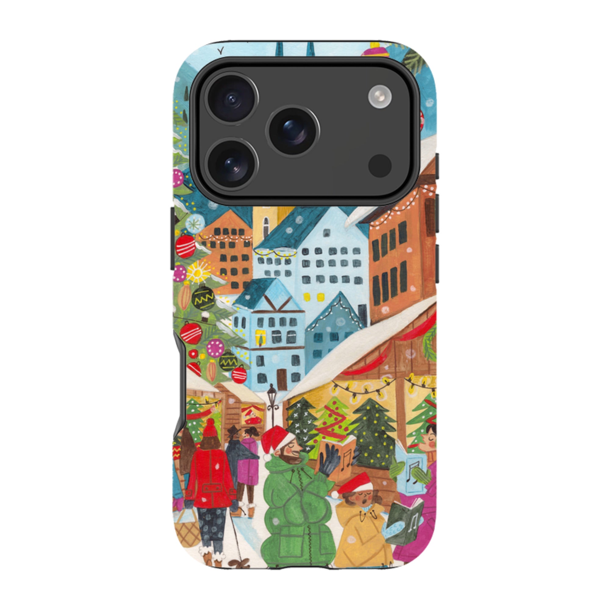 iPhone Tough Case - Christmas Market By Caroline Bonne Muller