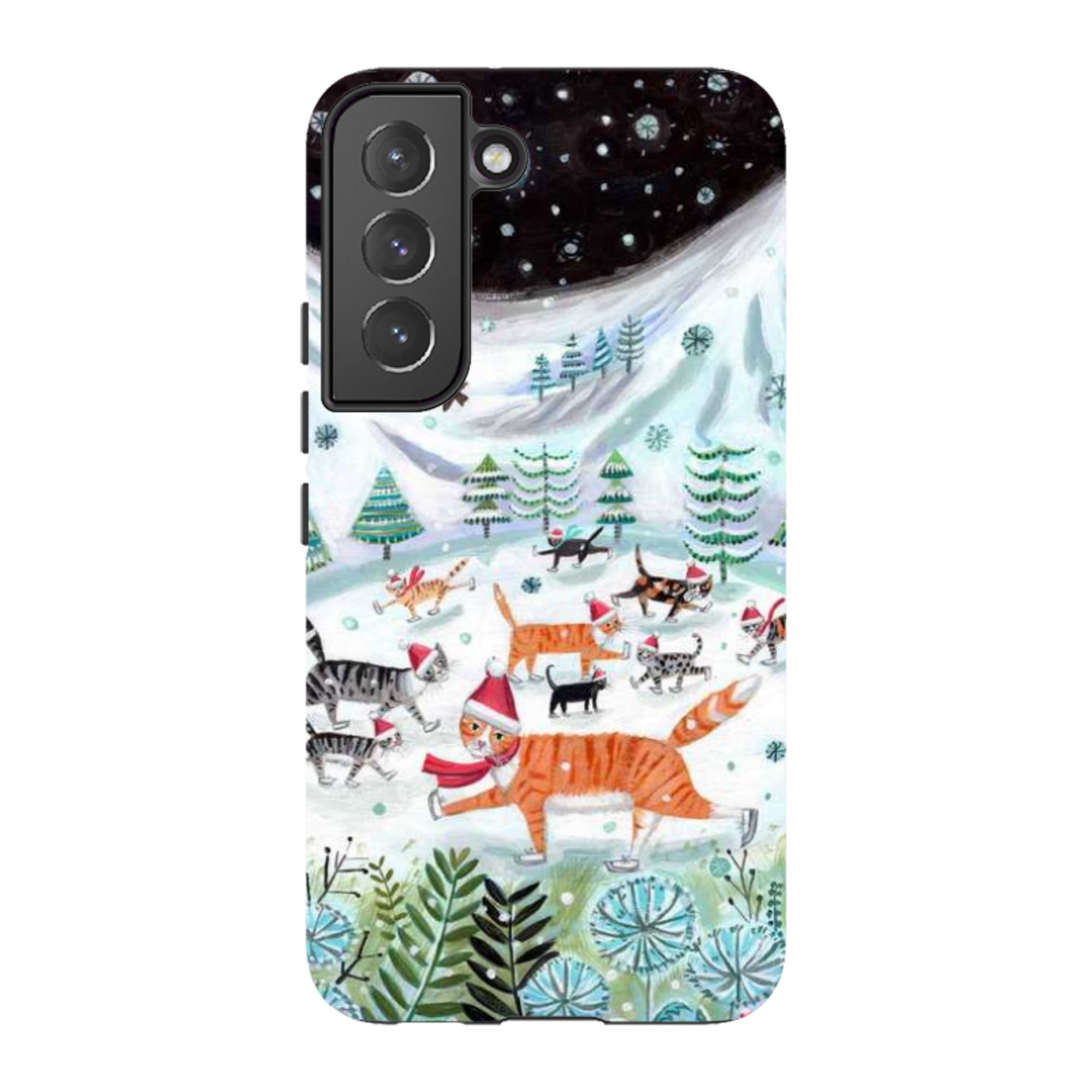 Samsung Tough Case - Cats On Ice By Mary Stubberfield