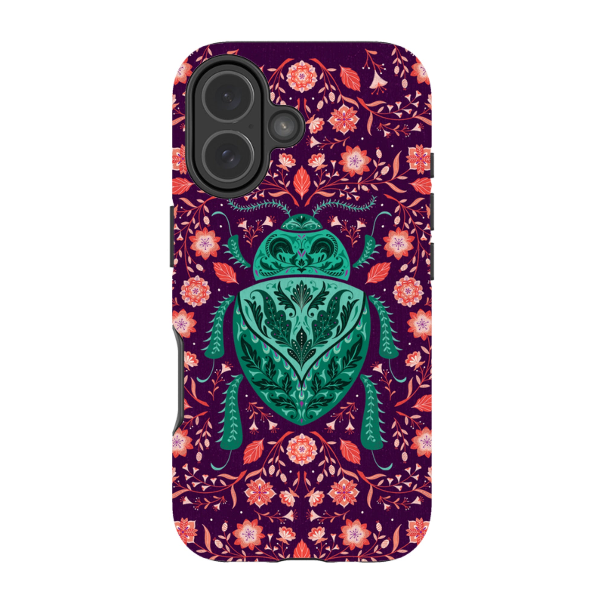 iPhone MagSafe Tough Case -  Beetle By Jenny Zemanek