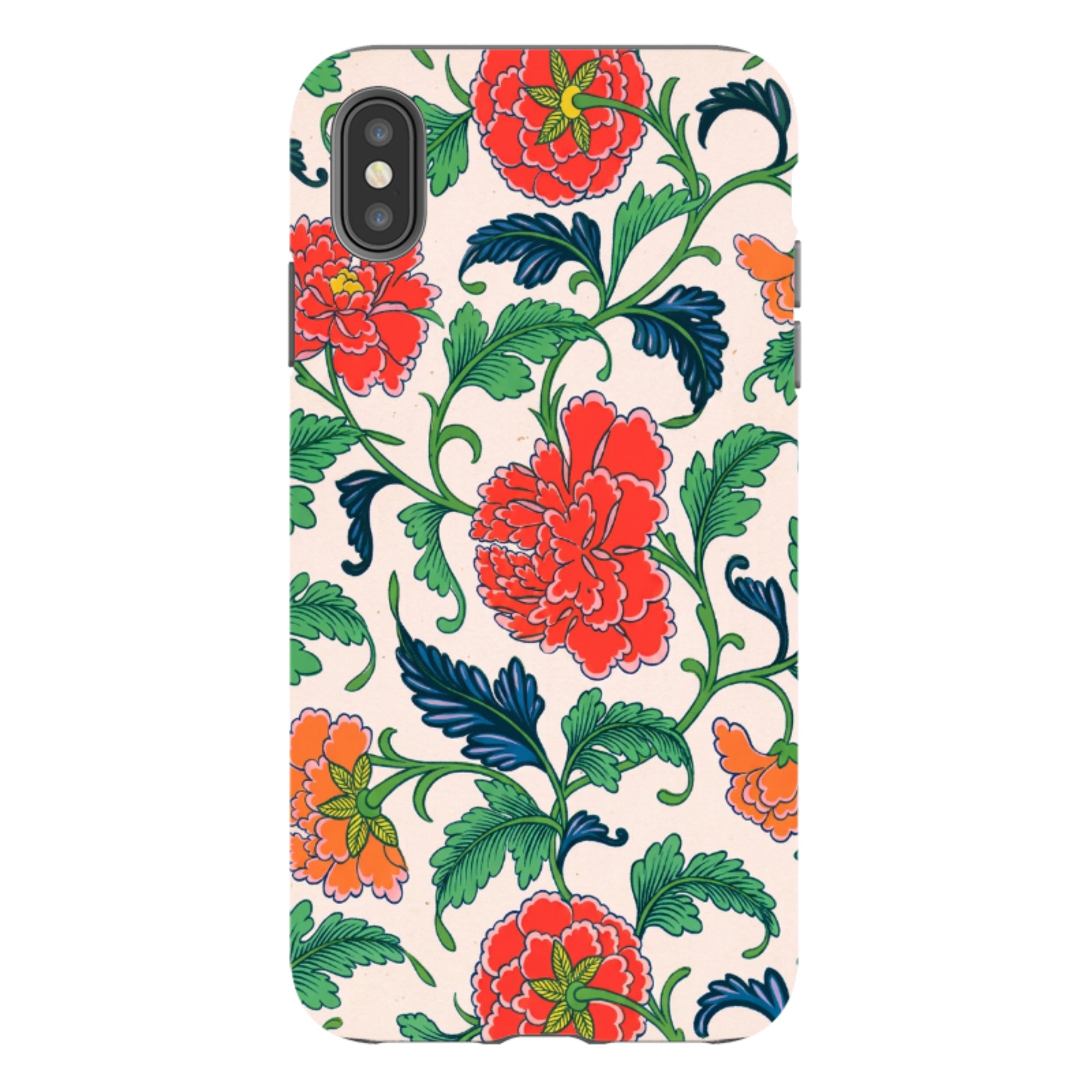 iPhone Tough Case - Vintage Peony Floral