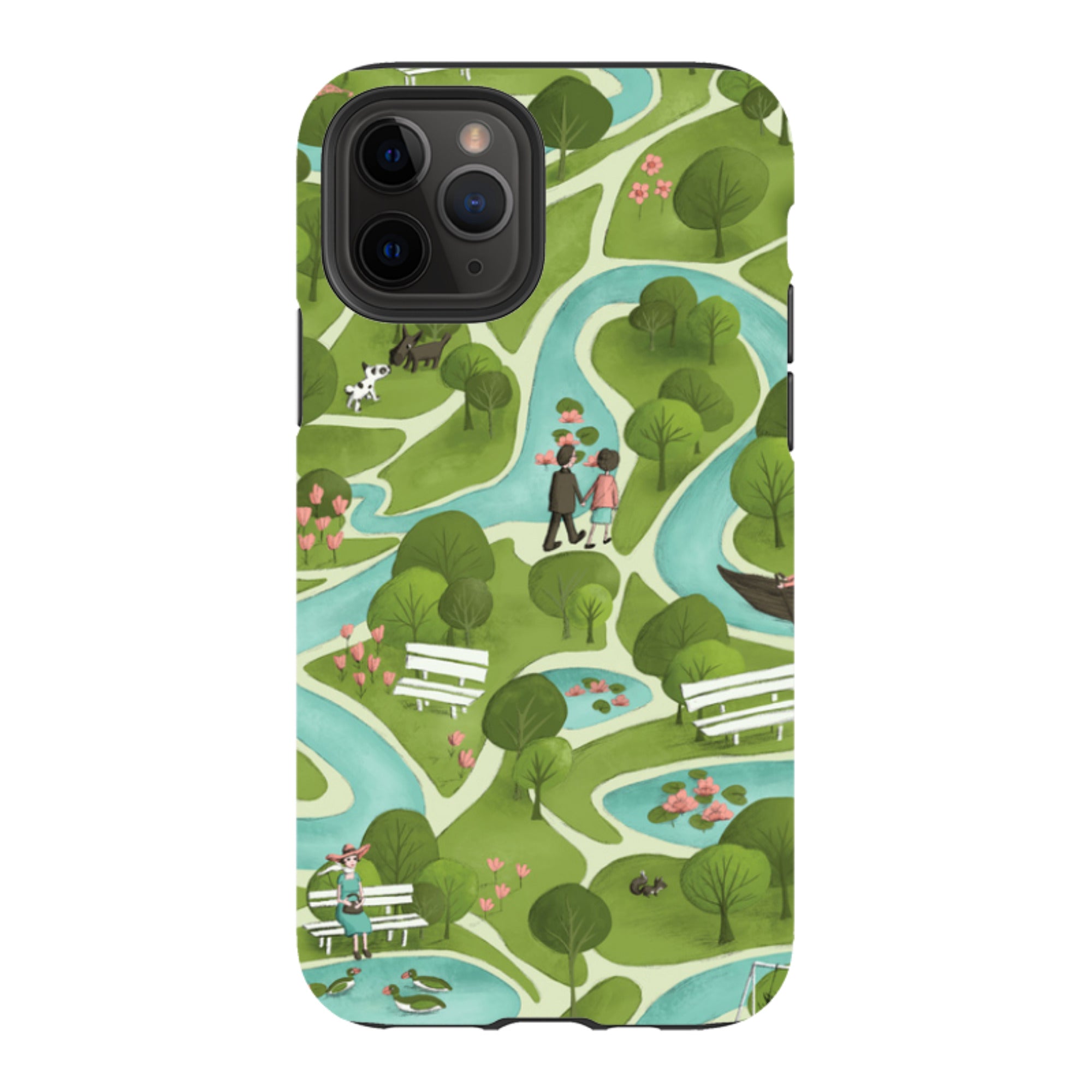 iPhone Tough Case - In the Park By Maja Lindberg