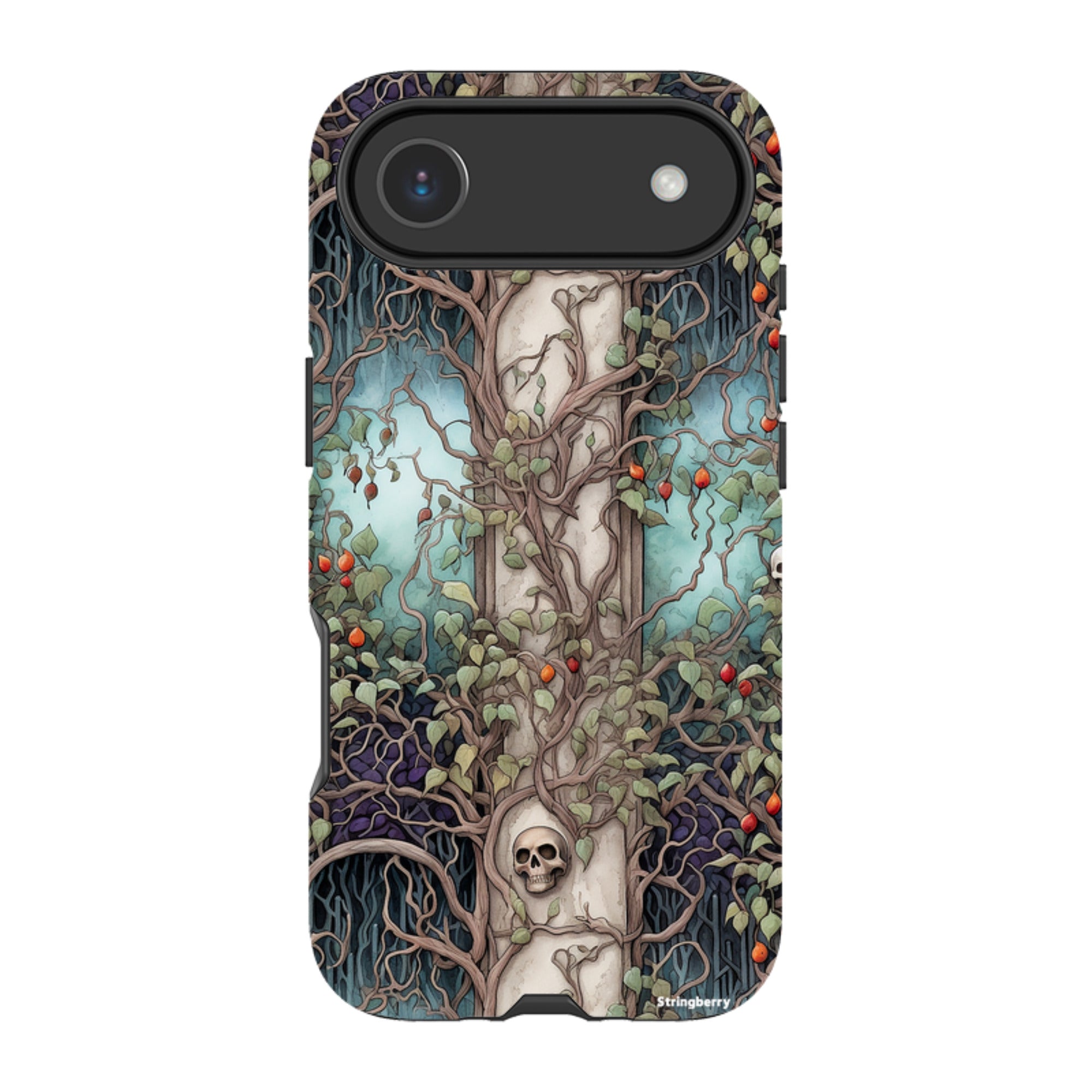 iPhone Tough Case - Skull Trees