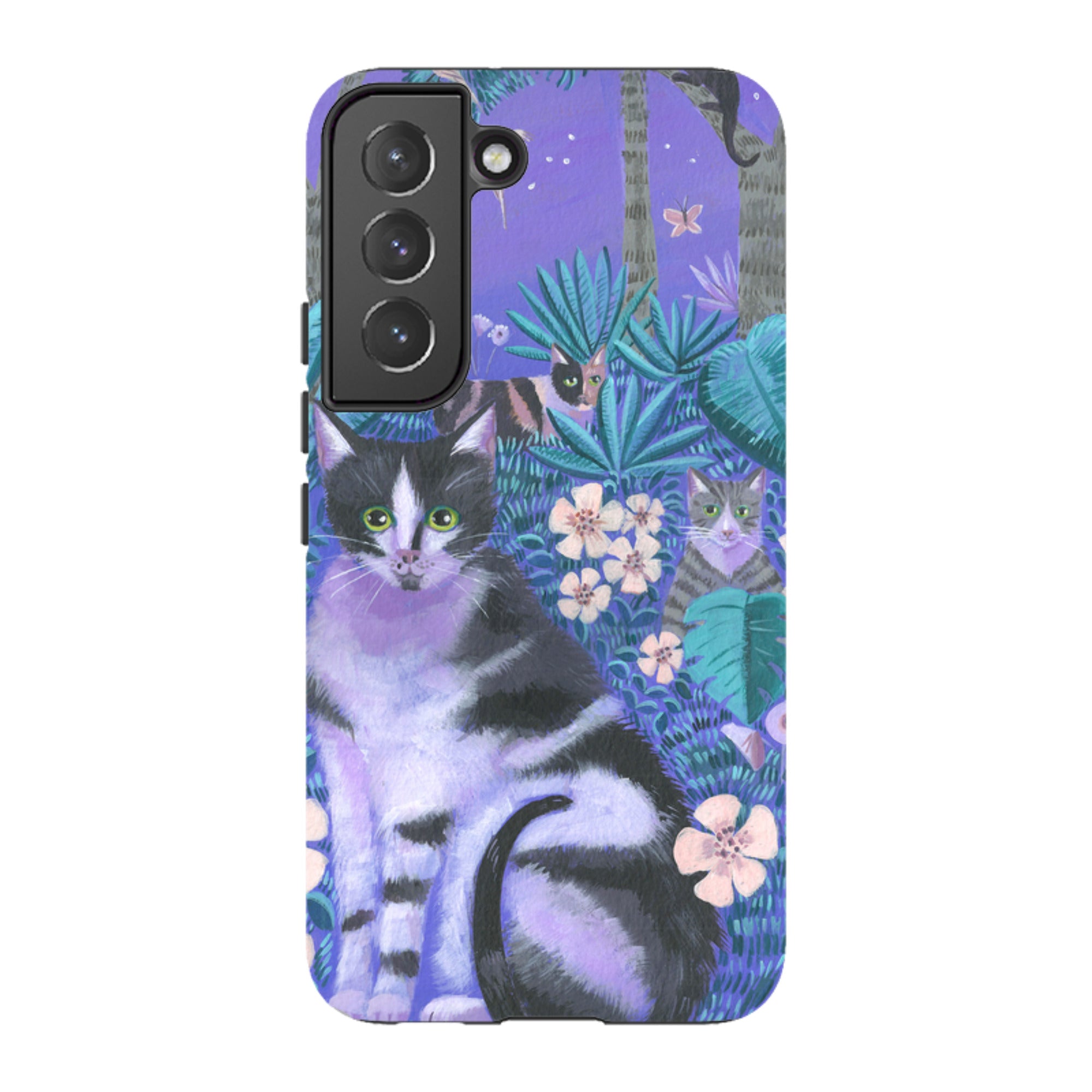 Samsung Tough Case - Night Cats 2 By Mary Stubberfield