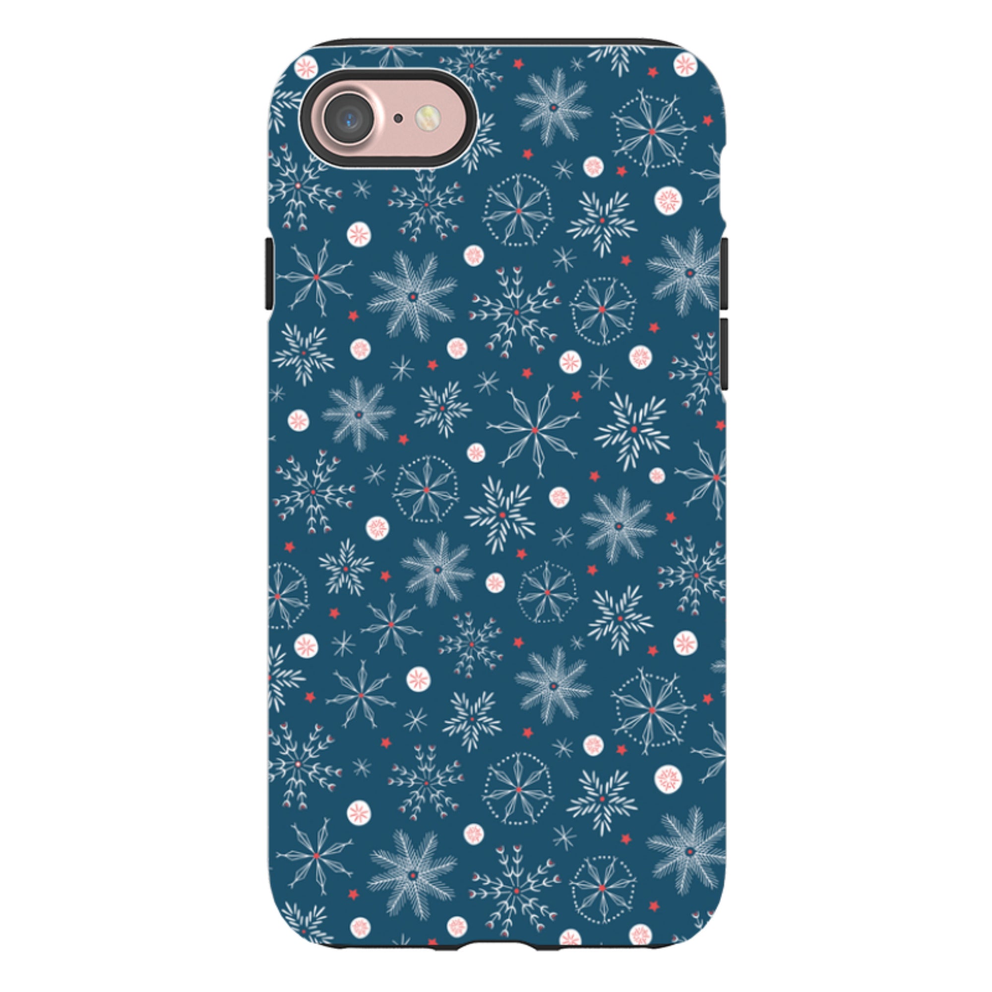 iPhone Tough Case - Christmas Snowflakes By Ali Brookes