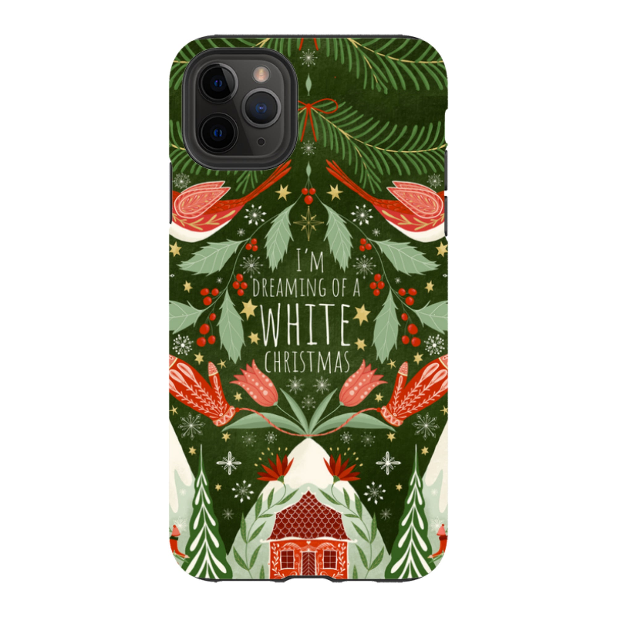 iPhone Tough Case - I'm Dreaming Of a White Christmas By Maja Lindberg