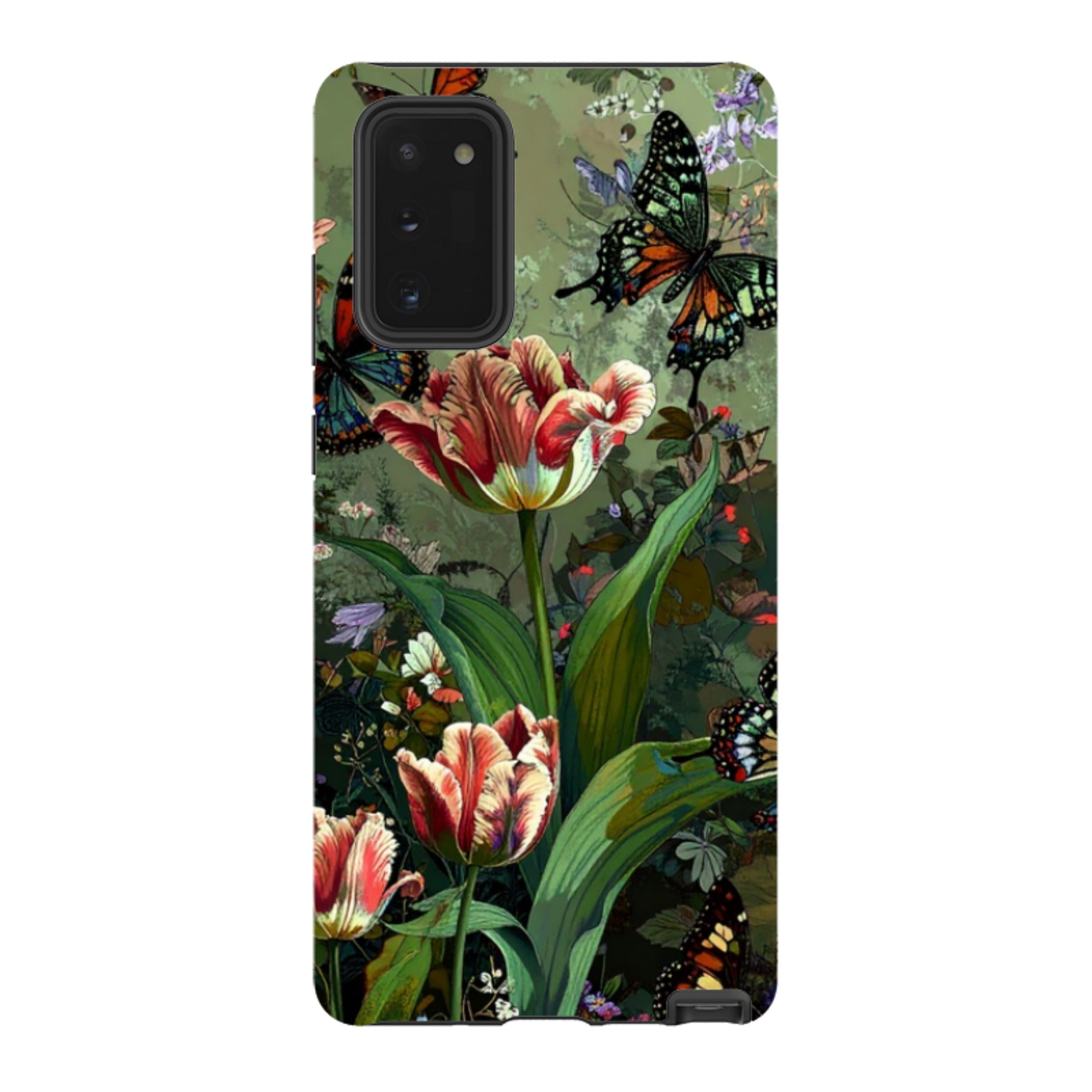 Samsung Tough Case - Green Vyne Butterflies