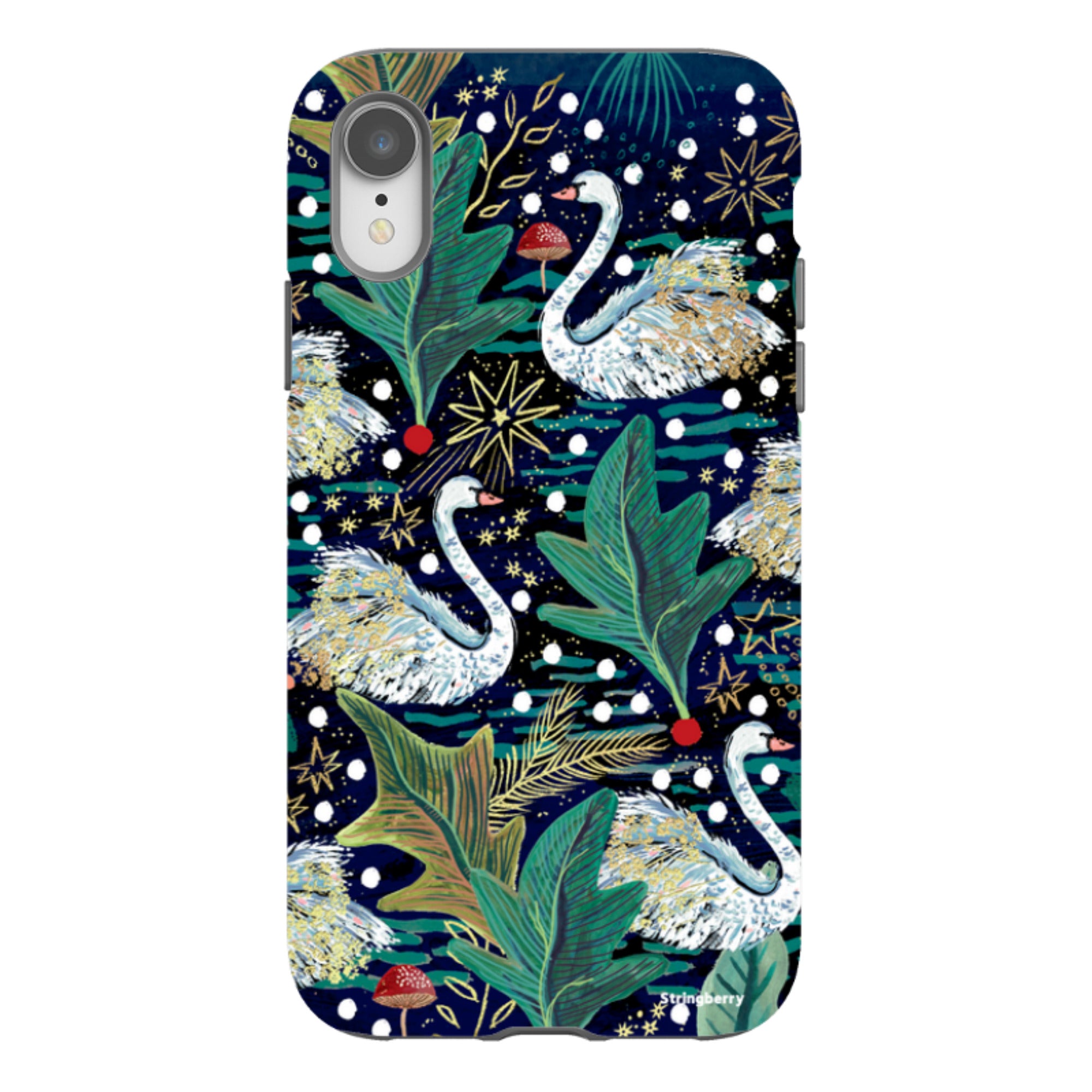 iPhone Tough Case - Swan By Emma Frances Grant