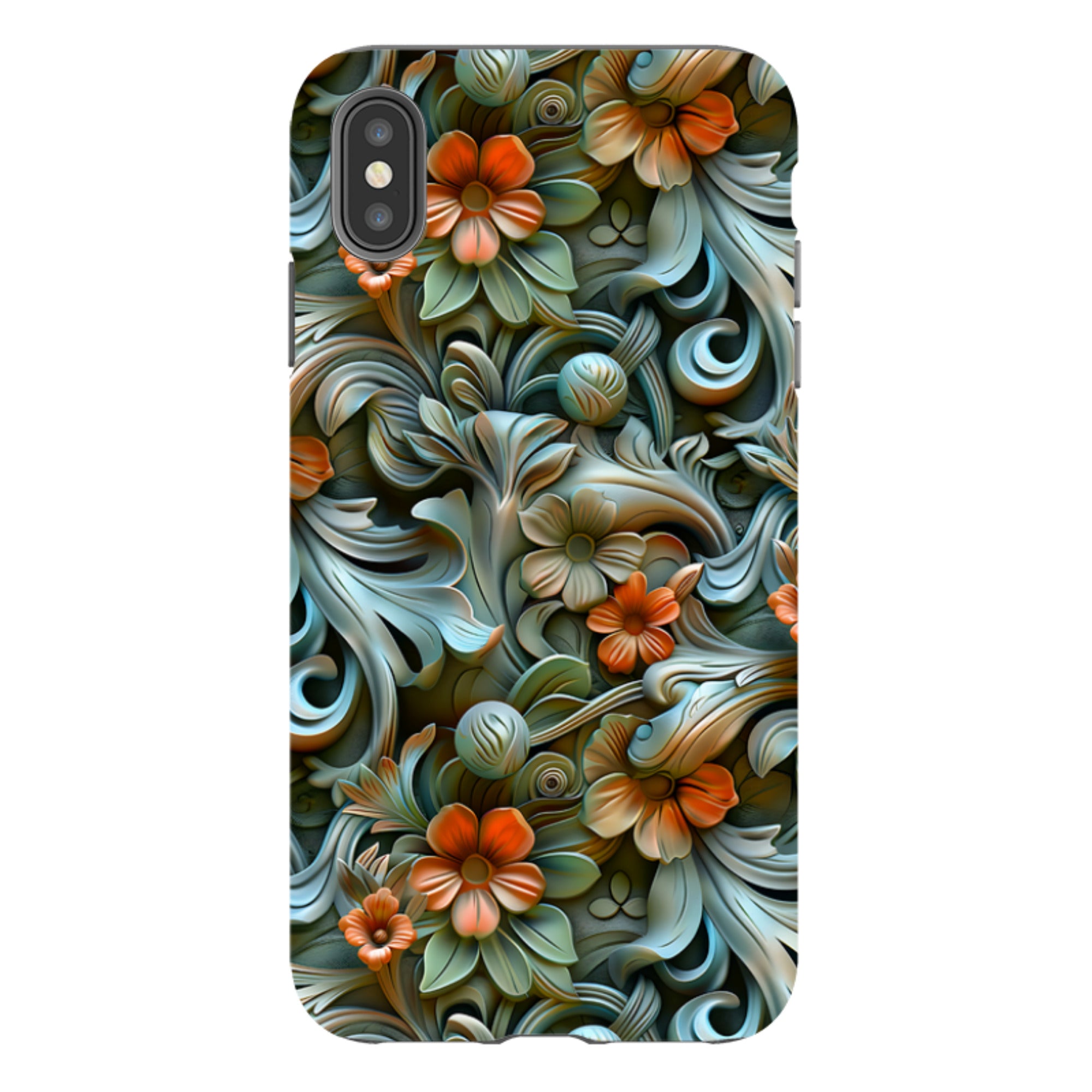 iPhone Tough Case -Clover Floral