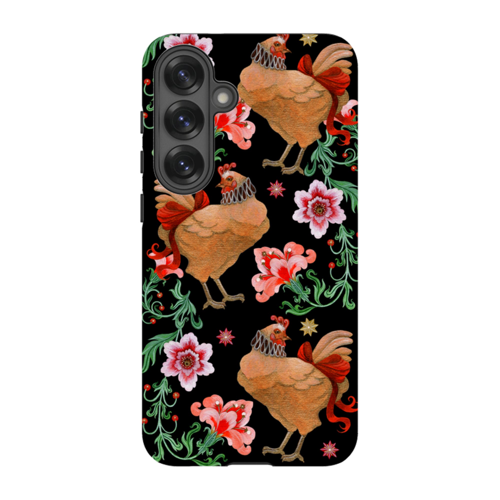 Samsung Tough  Case - Three French Hens By Maria Matos