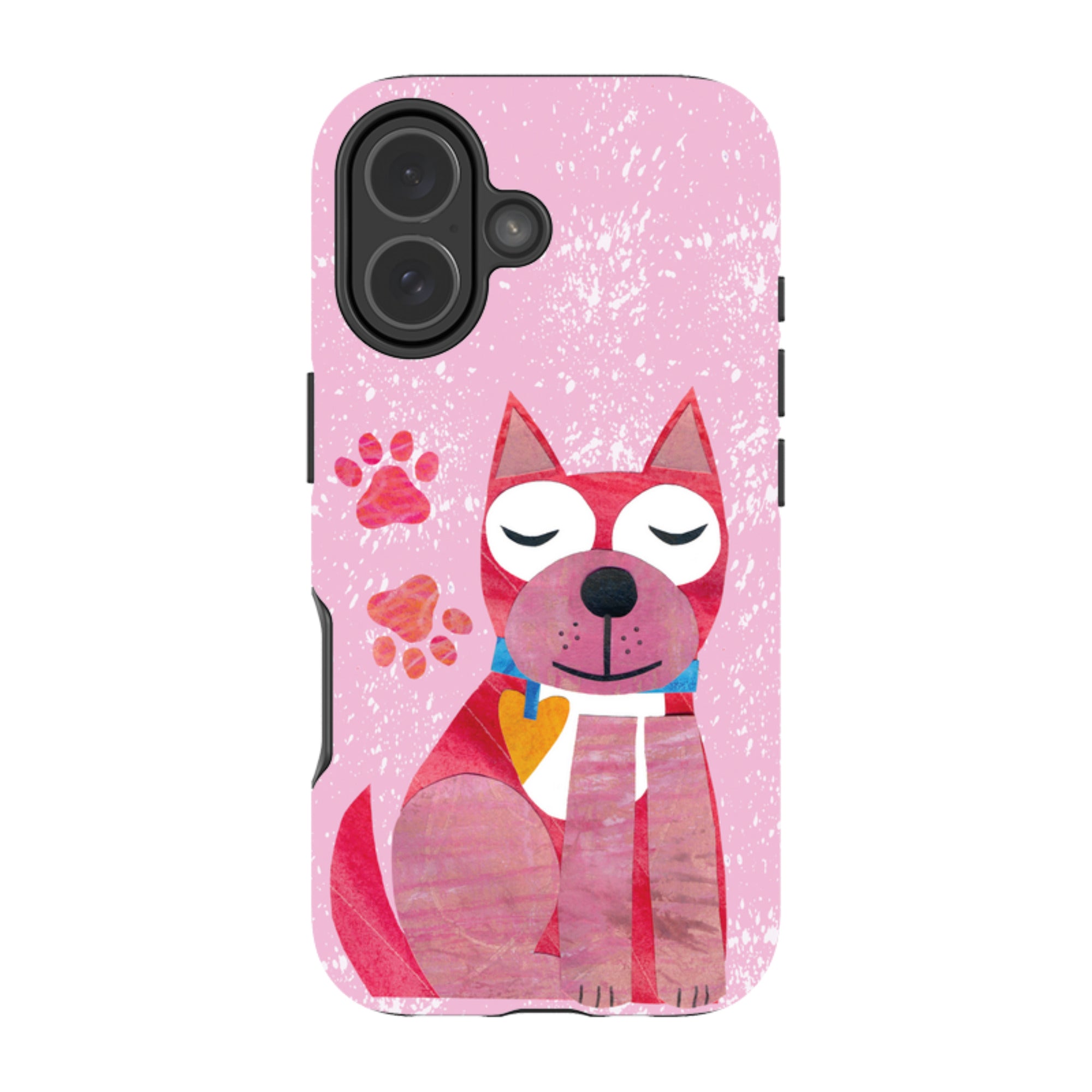 iPhone Tough Case - Dog With Heart By Tracey English