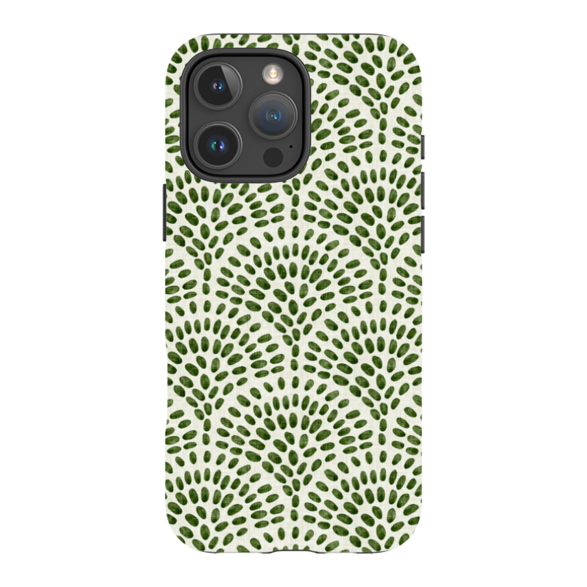 iPhone Tough Case - Scallop - Green By Katherine Quinn