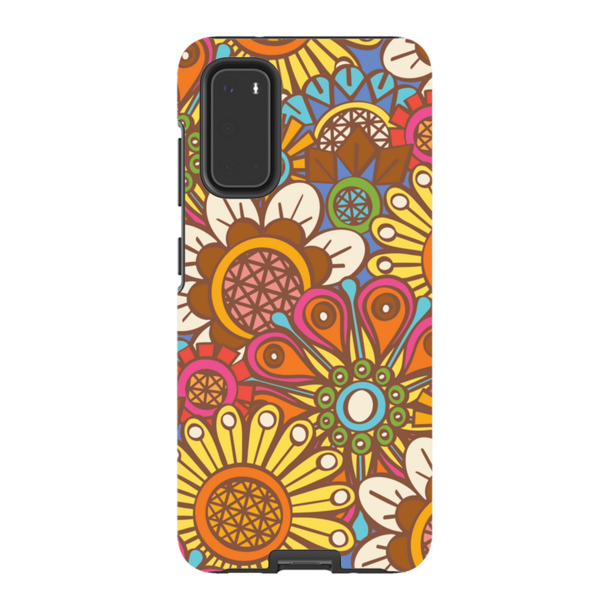 Samsung Tough Case - Retro Posy Brights By Amelia Bowman