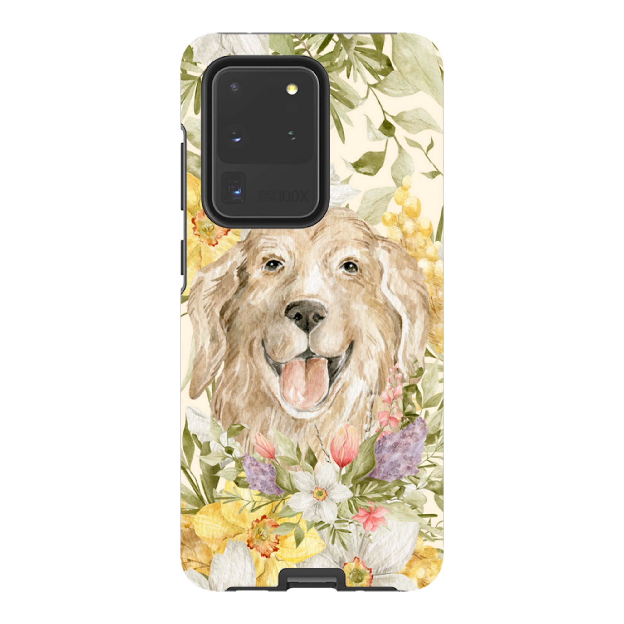 Samsung Tough Case - Floral Dog