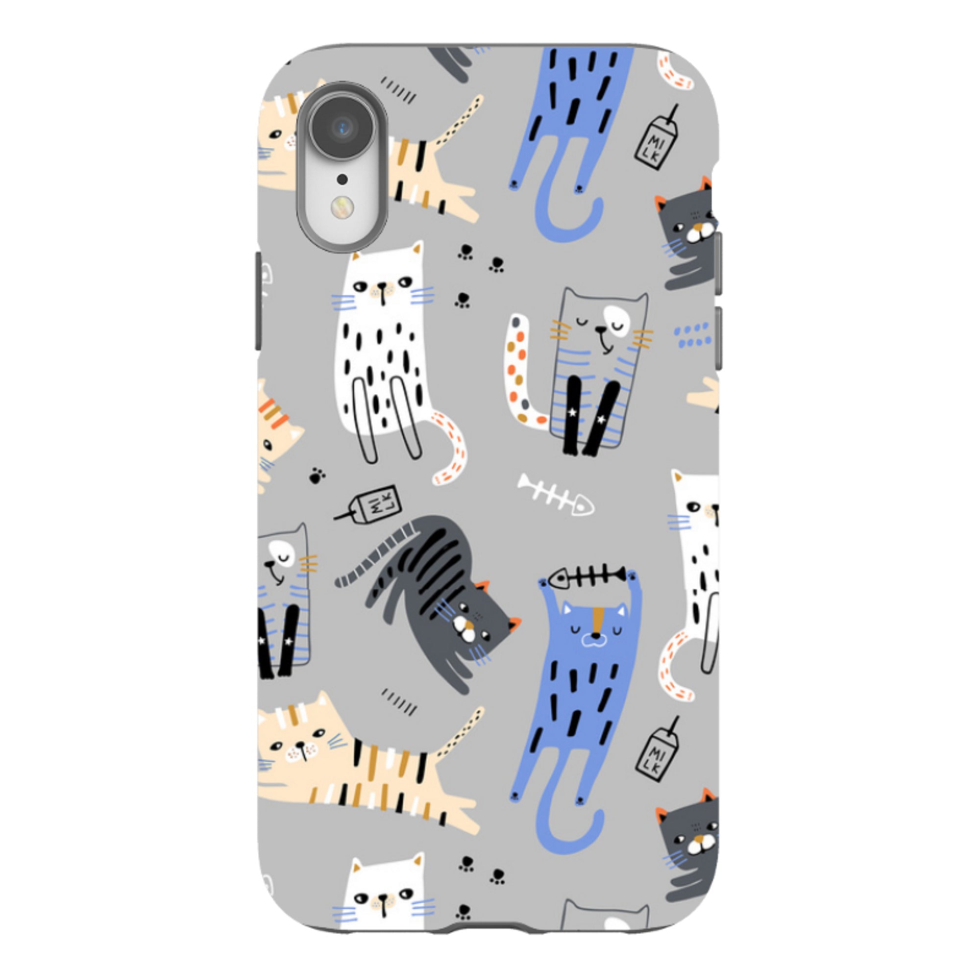iPhone Tough Case - Cat And Bone