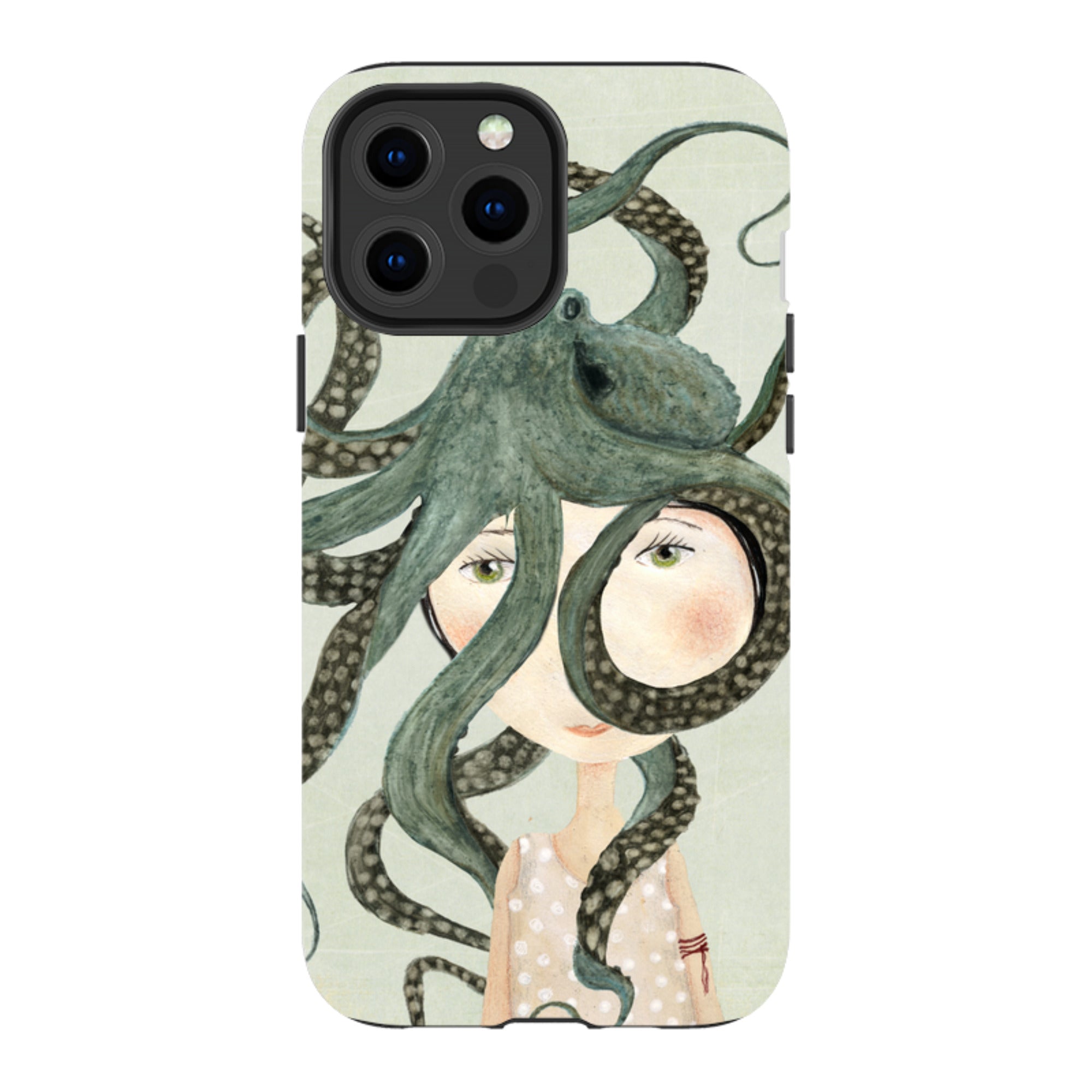 iPhone MagSafe Tough Case - Octopus Girl By Katherine Quinn