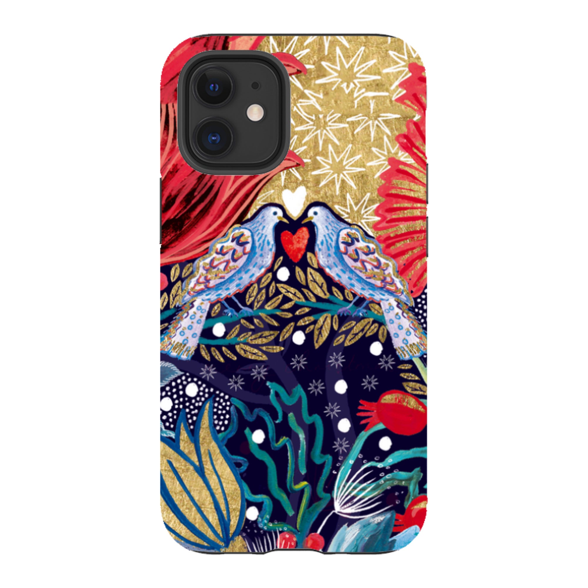 iPhone Tough Case - Turtle Doves By Emma Frances Grant
