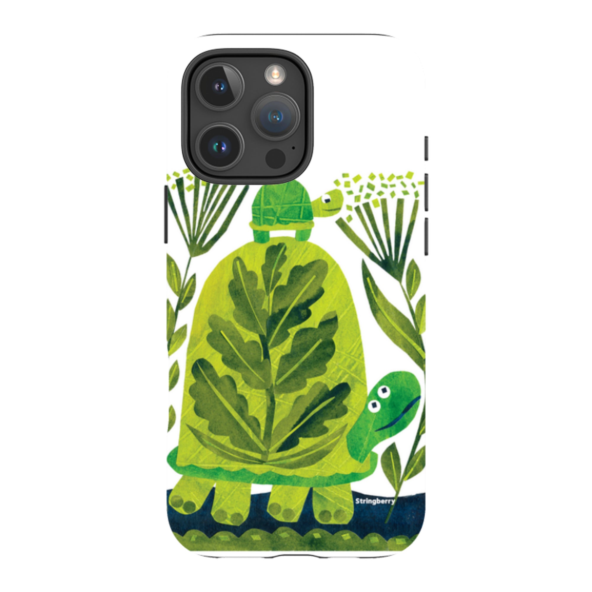 iPhone Tough Case - Folk Tortoise By Tracey English