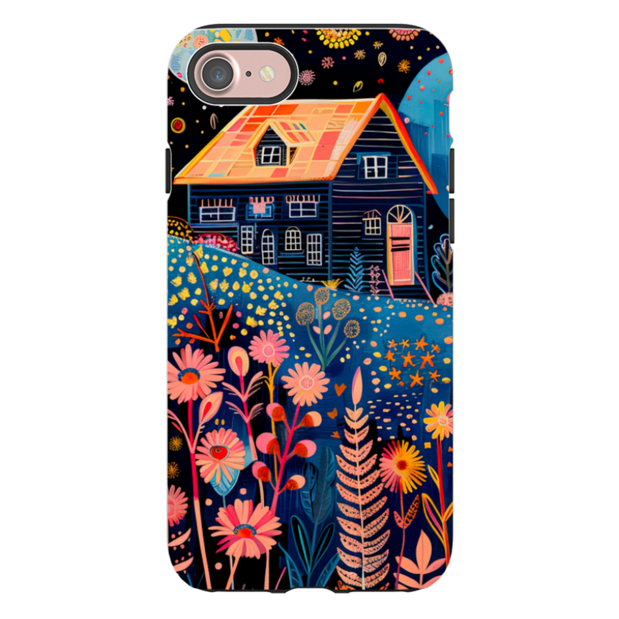iPhone Case - Folk Art House V