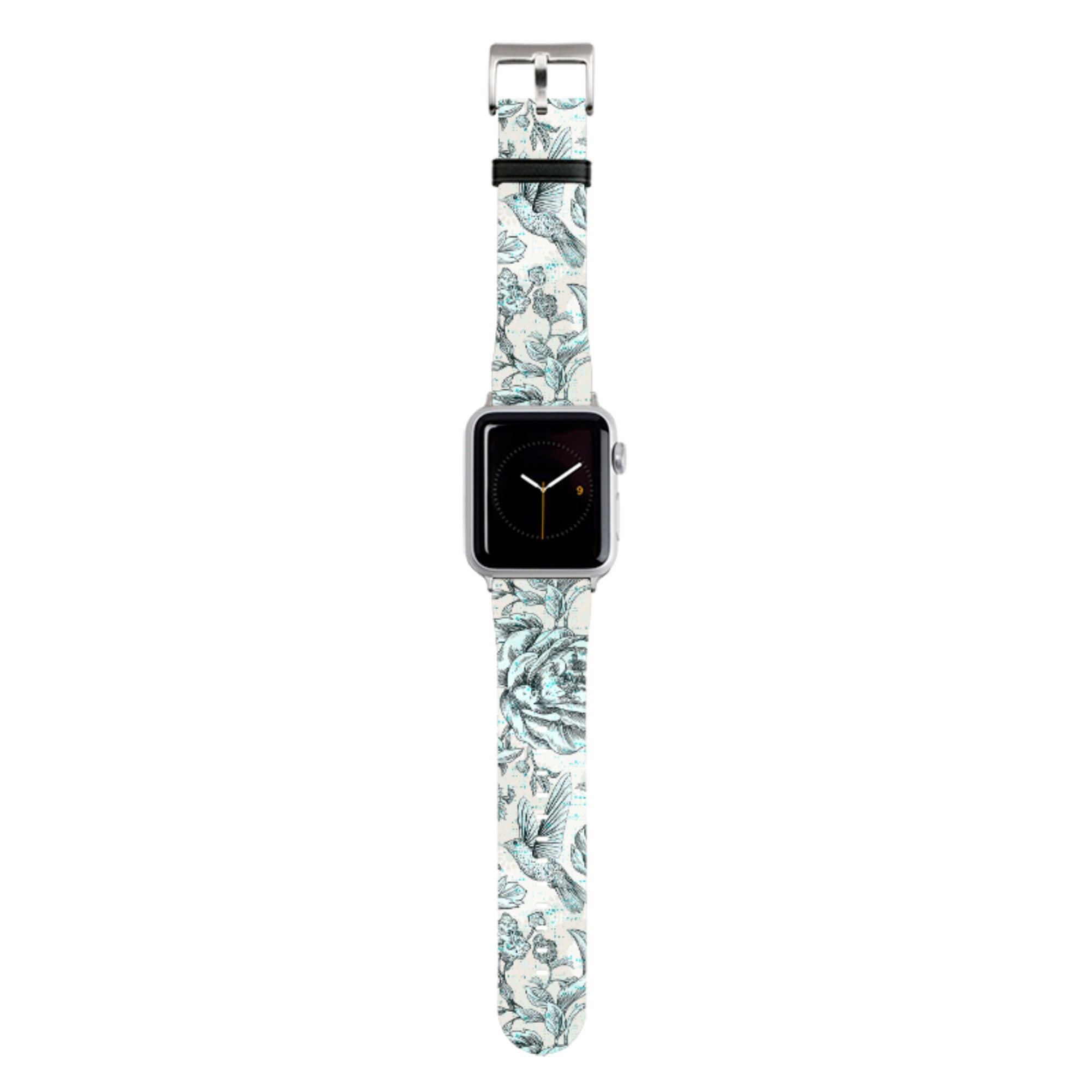 Blue peonies Apple Watch Strap