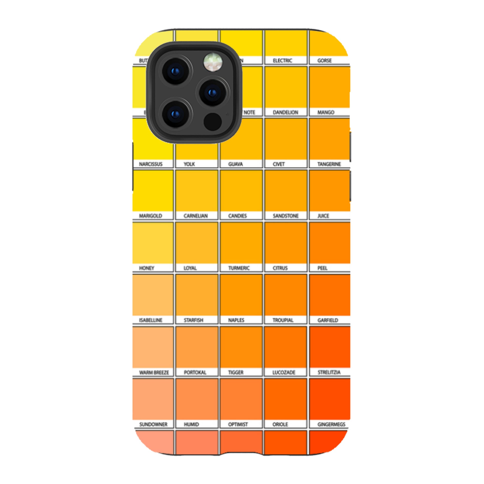 iPhone Tough Case - Yellow Chromology By Kitty Joseph