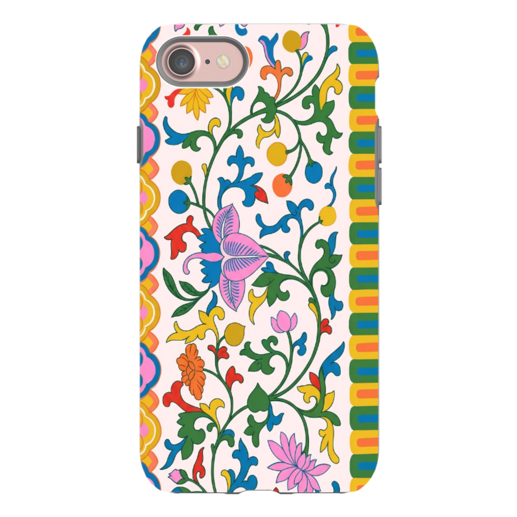 iPhone Tough Case - Vintage Asian Silk Tapestry